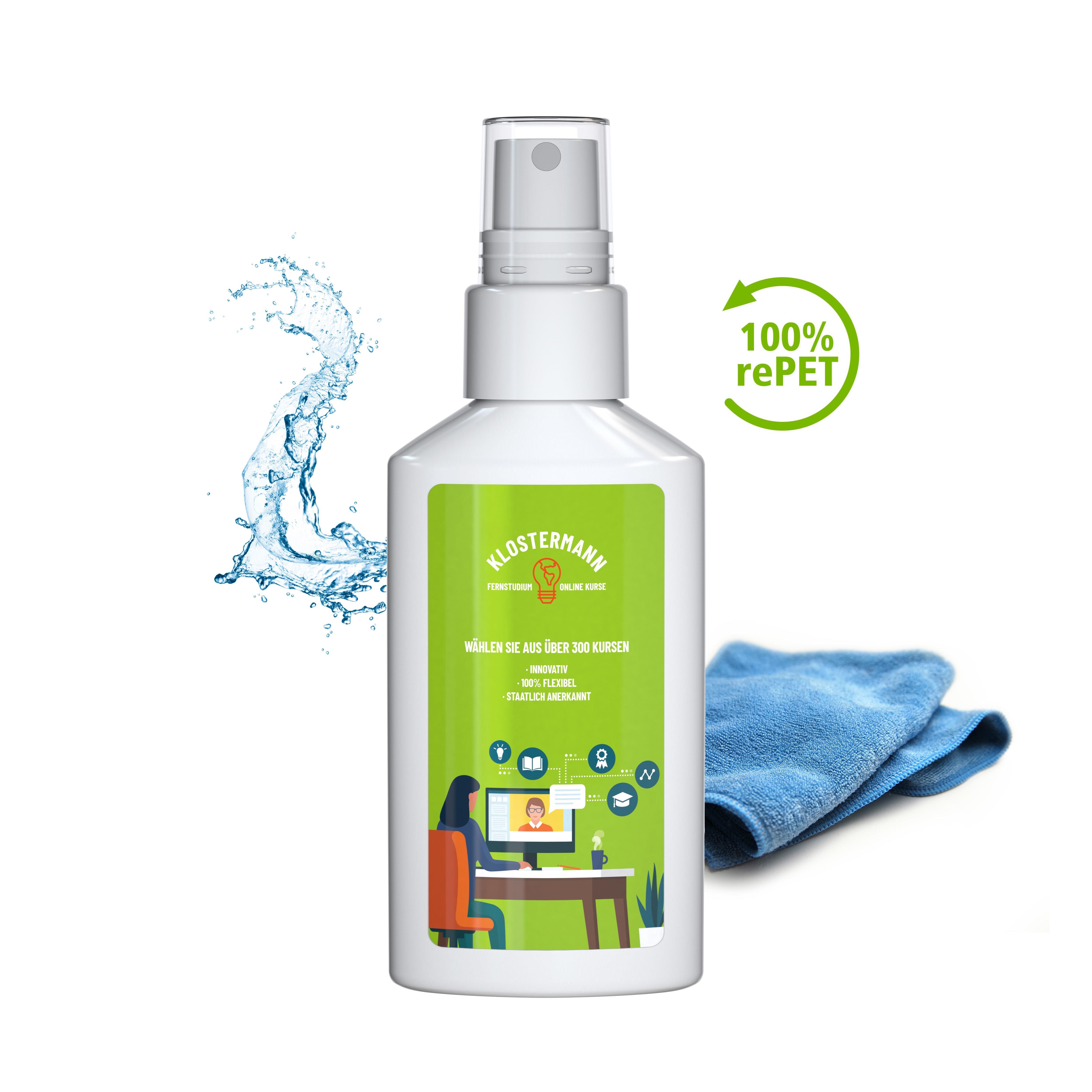 50 ml Spray - Smartphone & Arbeitsplatz-Reiniger - Body Label