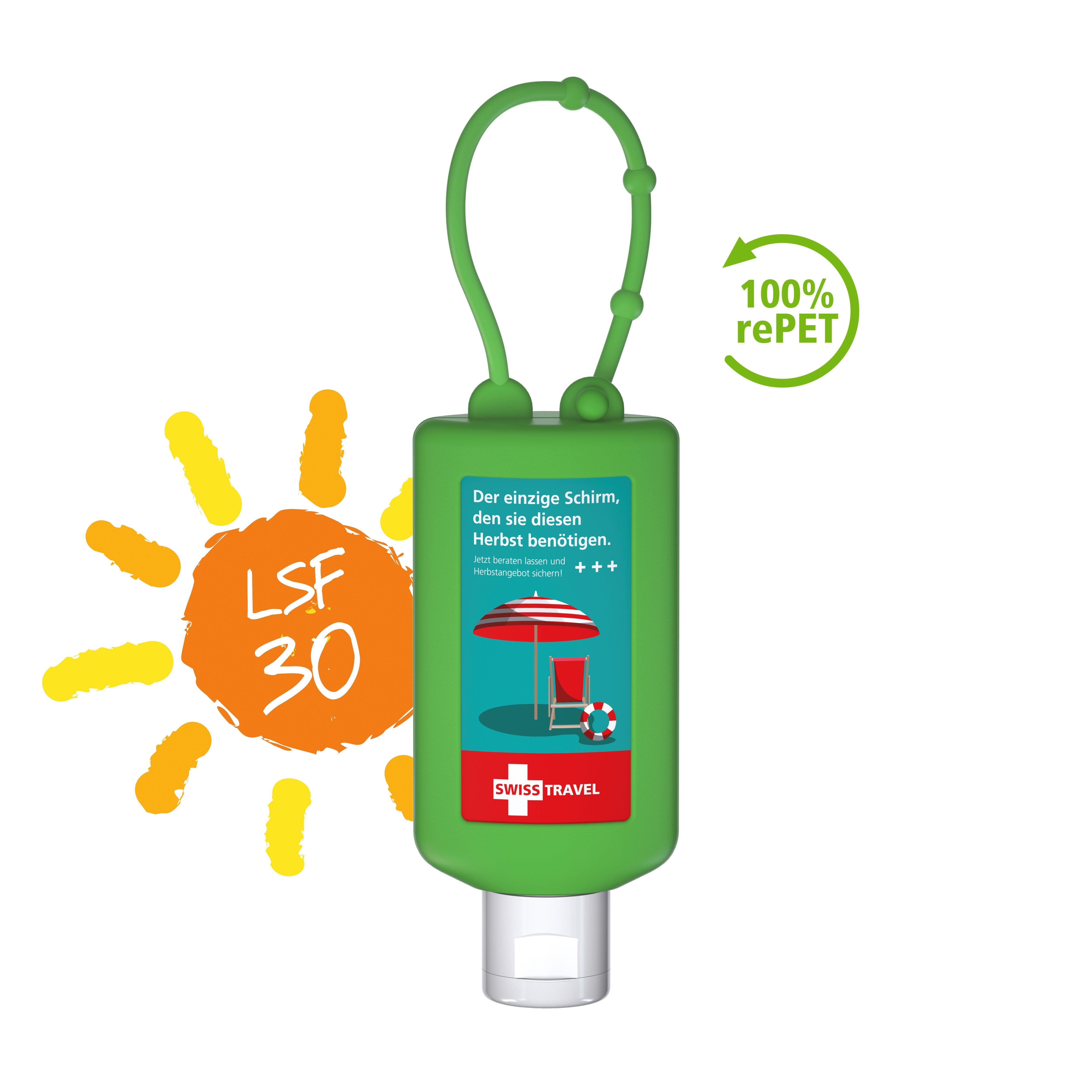 50 ml Bumper grün - Sonnenmilch LSF 30 - Body Label