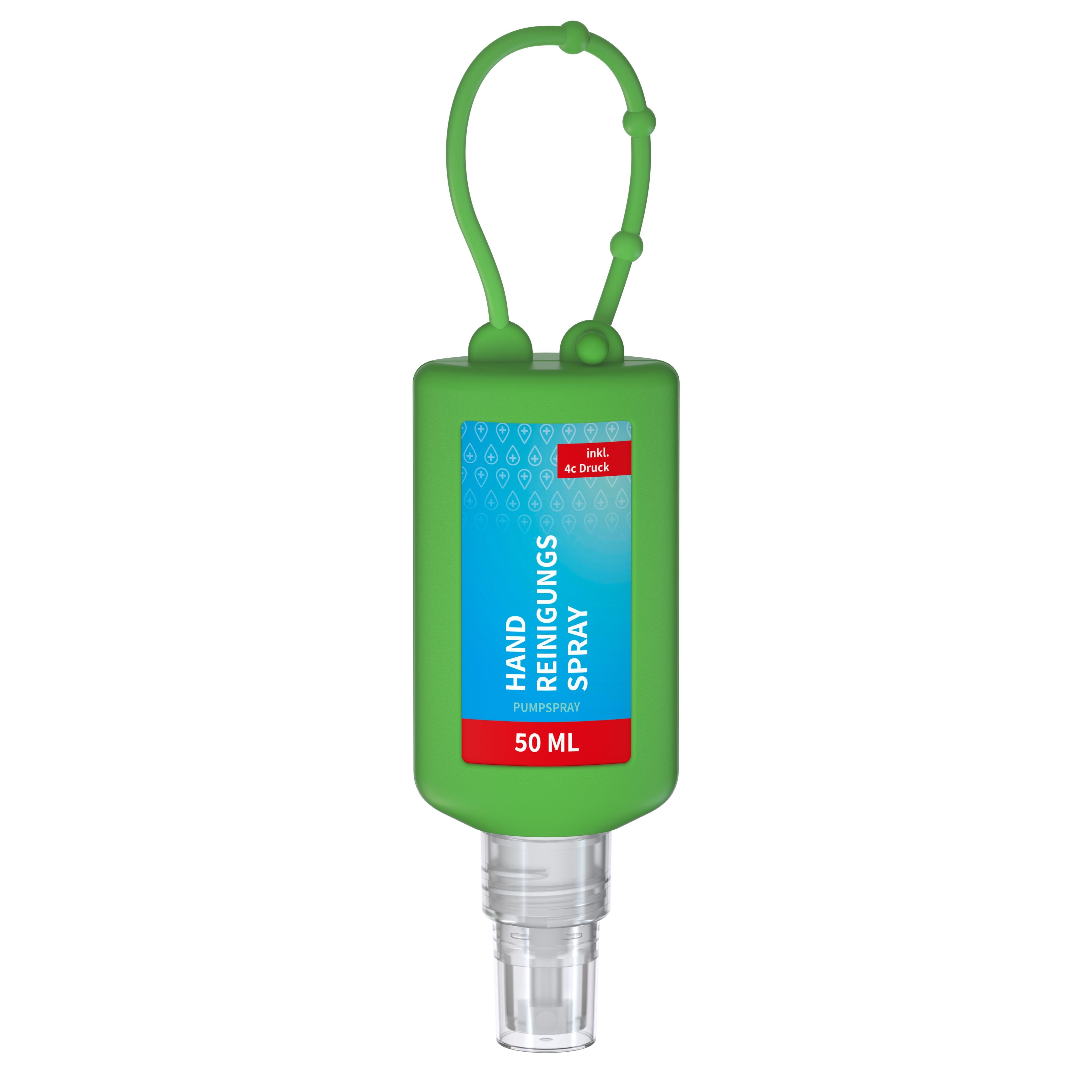 50 ml Bumper grün - Handreinigungsspray (alk.) - Body Label