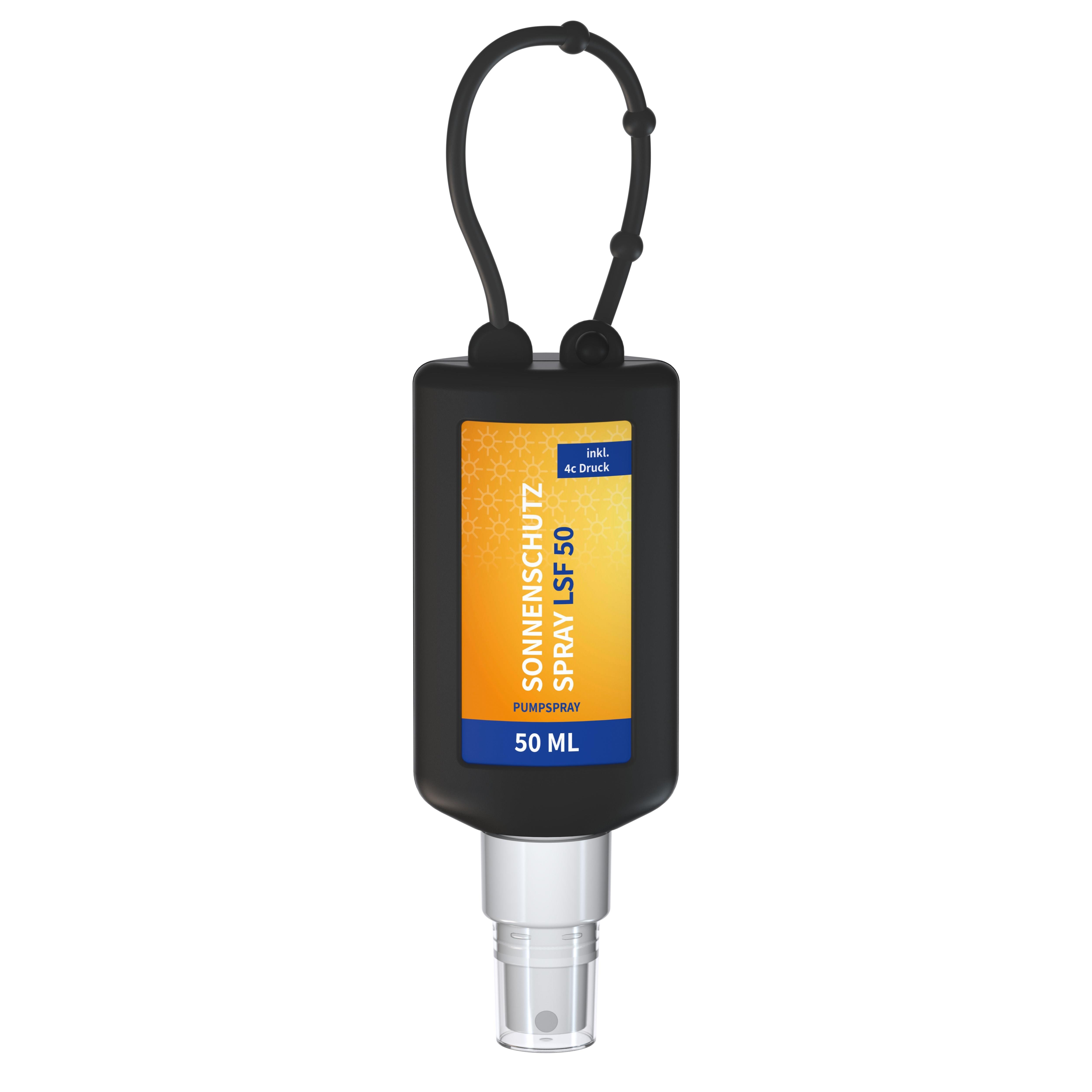 50 ml Bumper schwarz - Sonnenschutzspray LSF 50 - Body Label