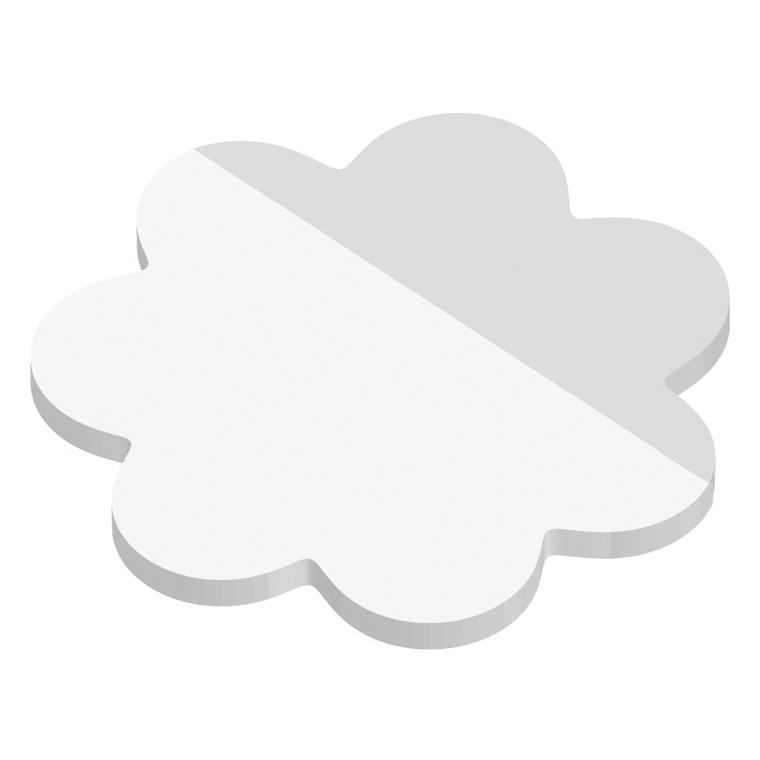 Haftnotizen powerstikkies formgestanzt ´Blume´, 100 Blatt