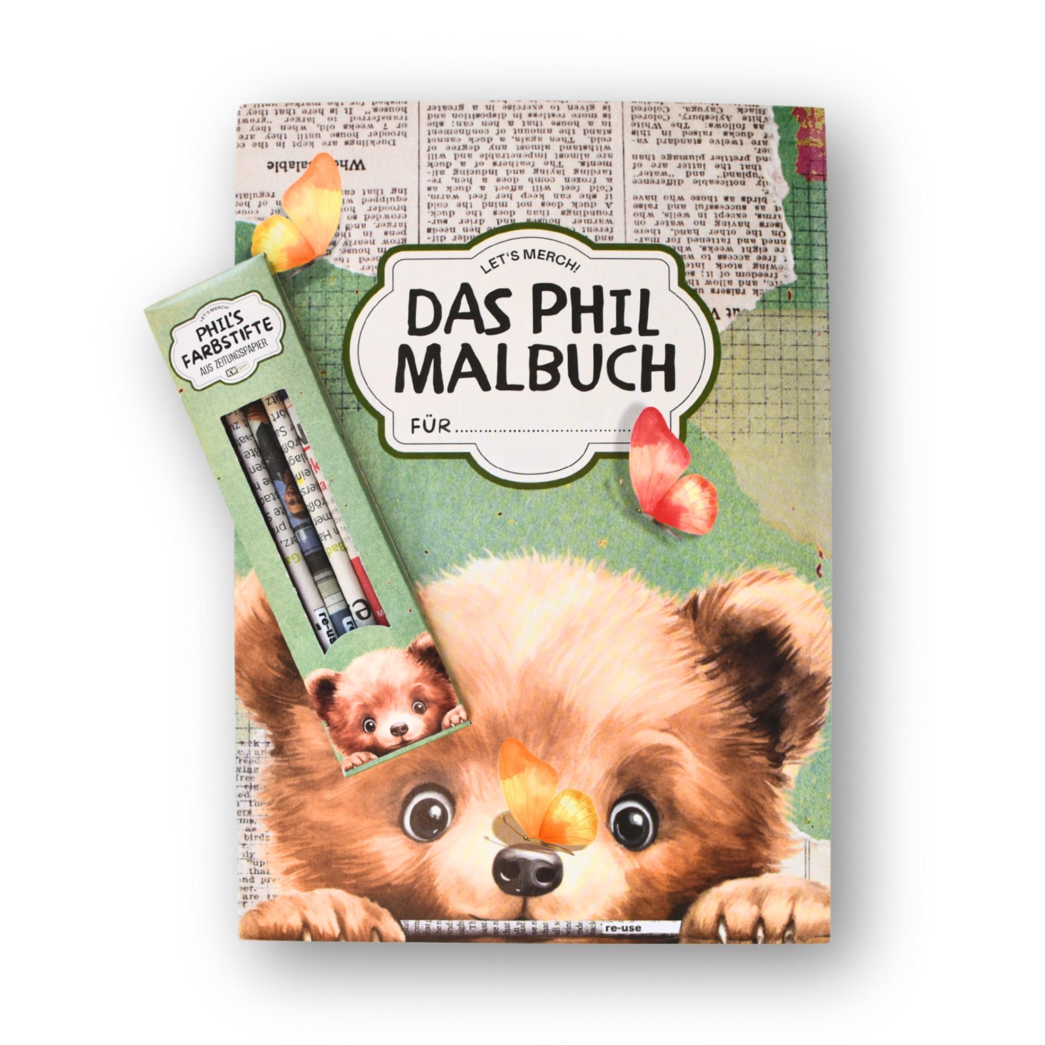 PHIL - Malblock - eigengestalteten Cover A4