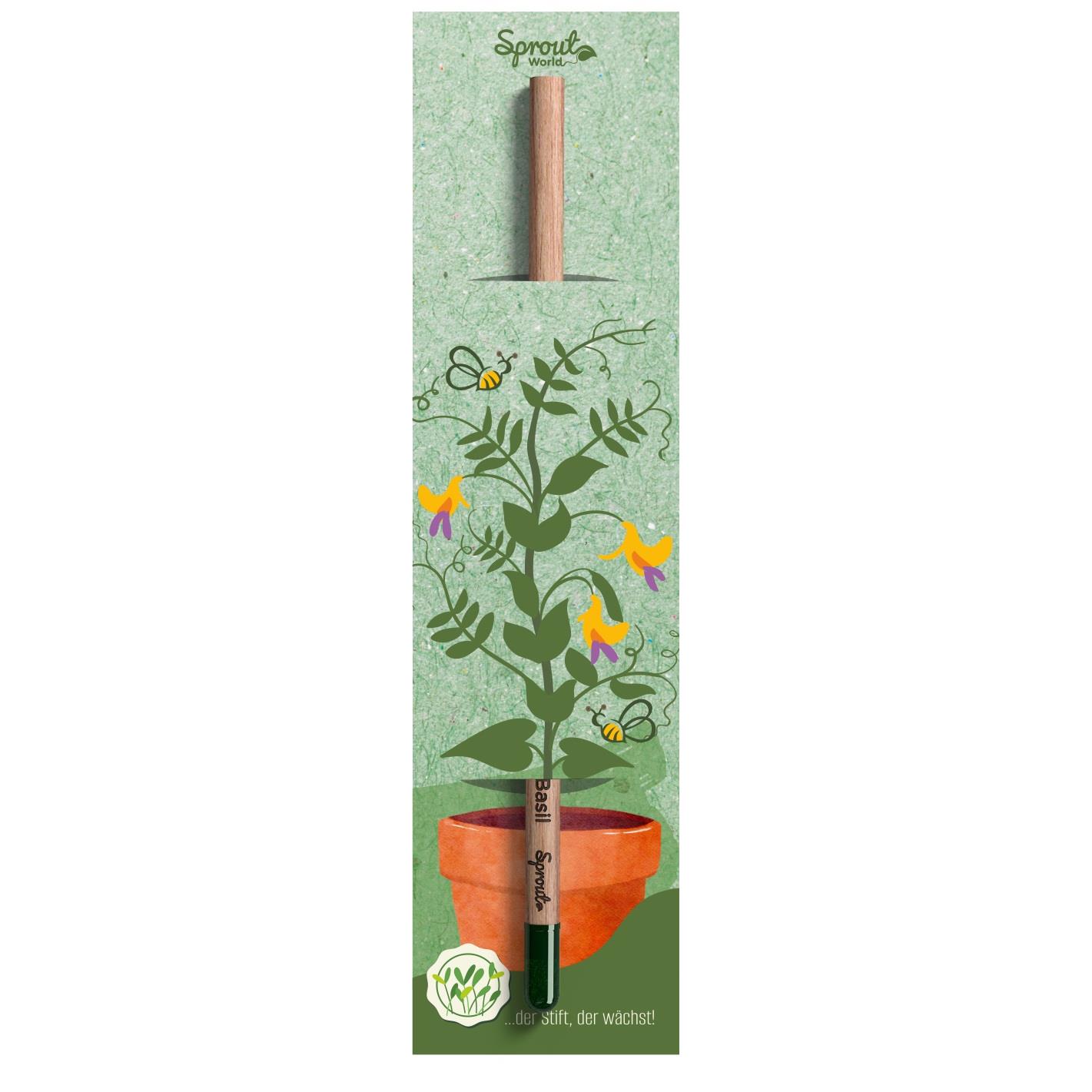 SPROUT - Multifarbstift mit grossem Standard Ansteckkärtchen