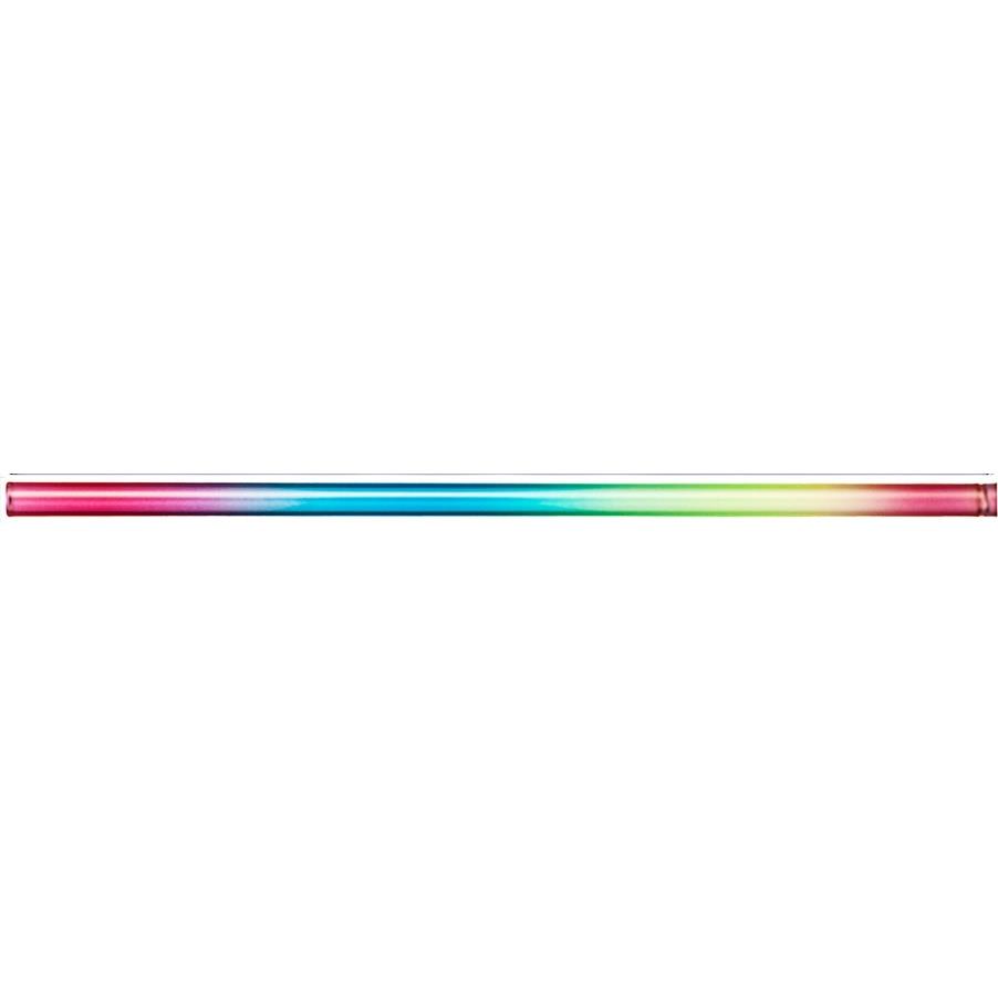 ecotaste - Trinkhalmbox 2er Glas regenbogenfarbig  - Druck 1C