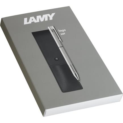 Set LAMY logo twin pen brushed
