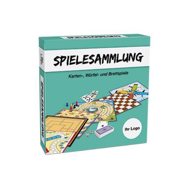 Spielesammlung in Stülpdeckelschachtel
