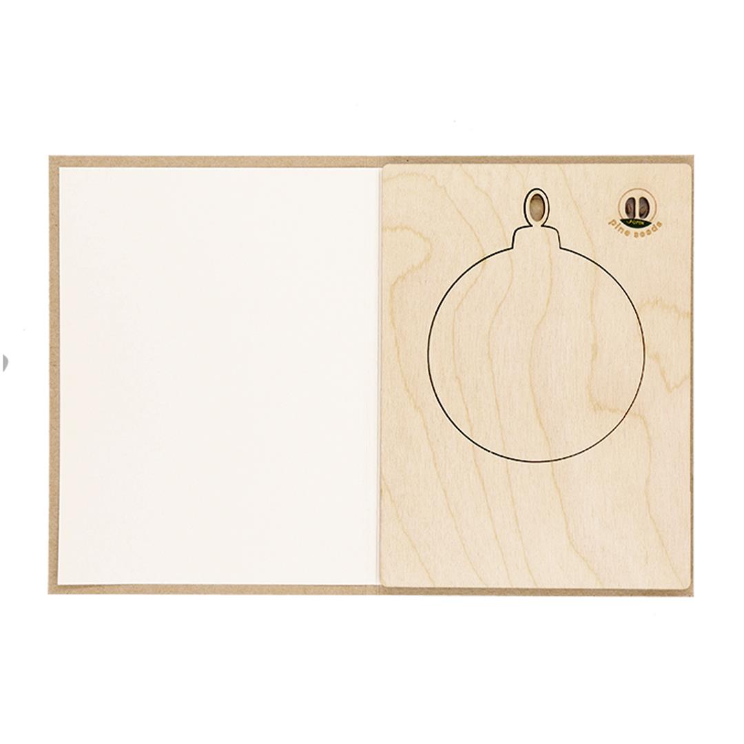 Ornament Weihnachtskarte