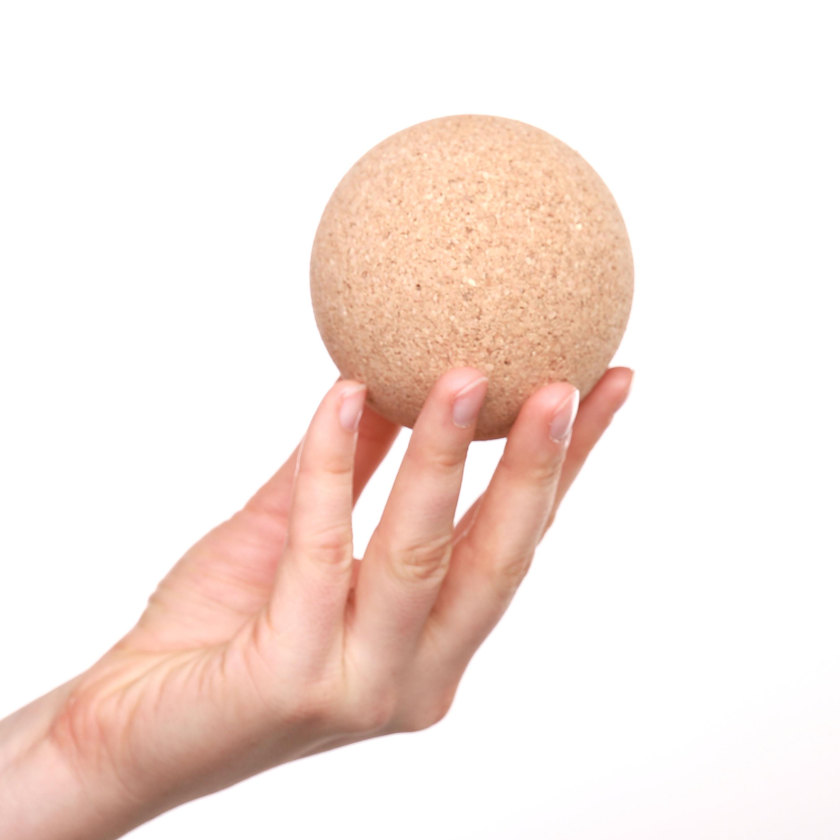 Massageball / Faszienball aus Kork, 6cm, ´Made in Europe´