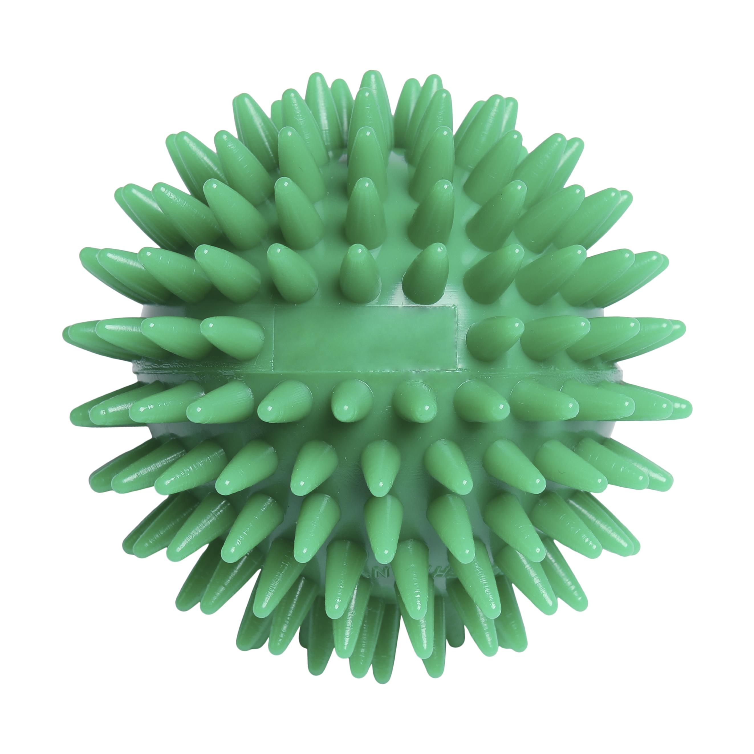 Massageball / Igelball mit rechteckiger Prägung, ´Made in Germany´
