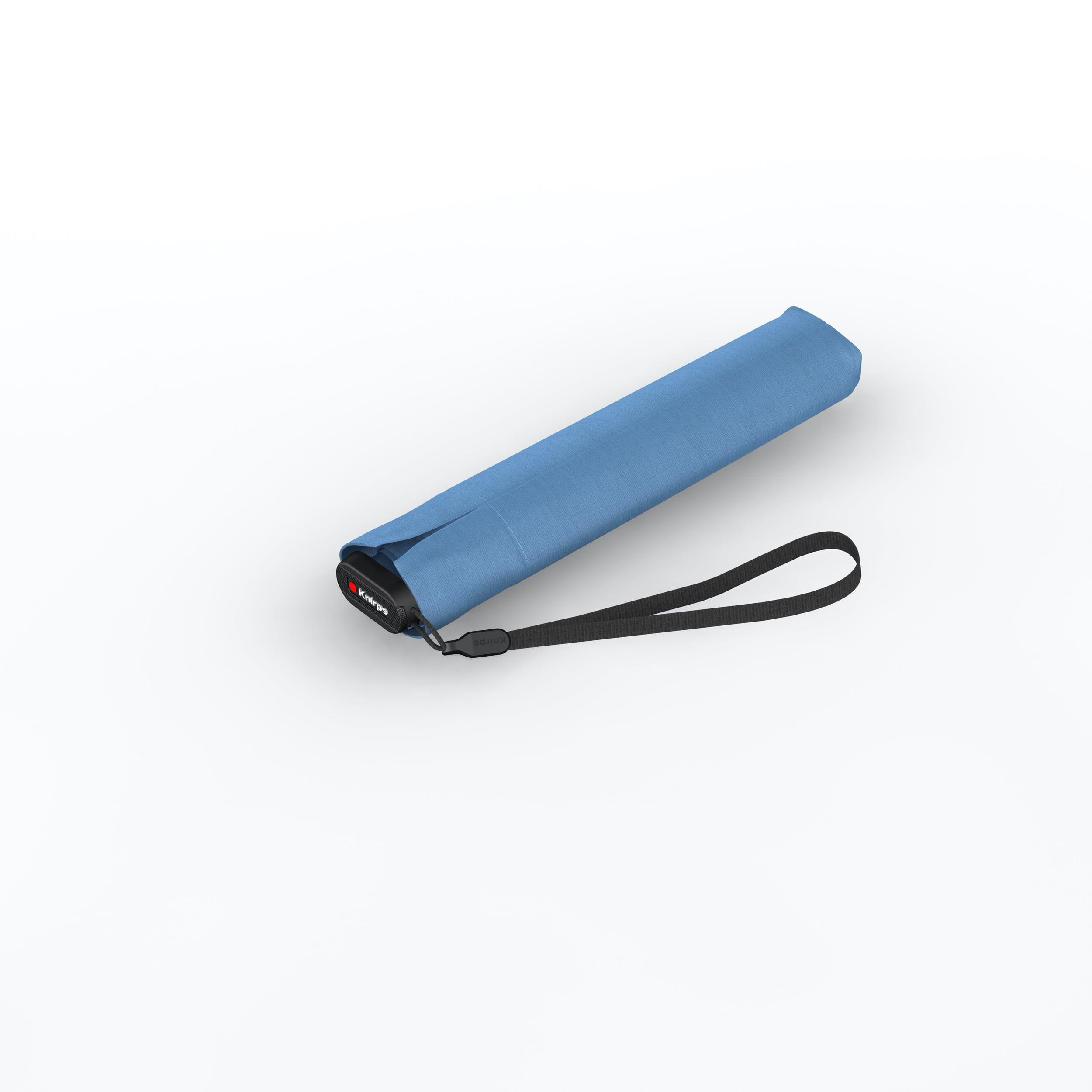 Knirps US.050 ultra light slim manual, blue with black UV coating and heat shield 5 Jahre Garantie