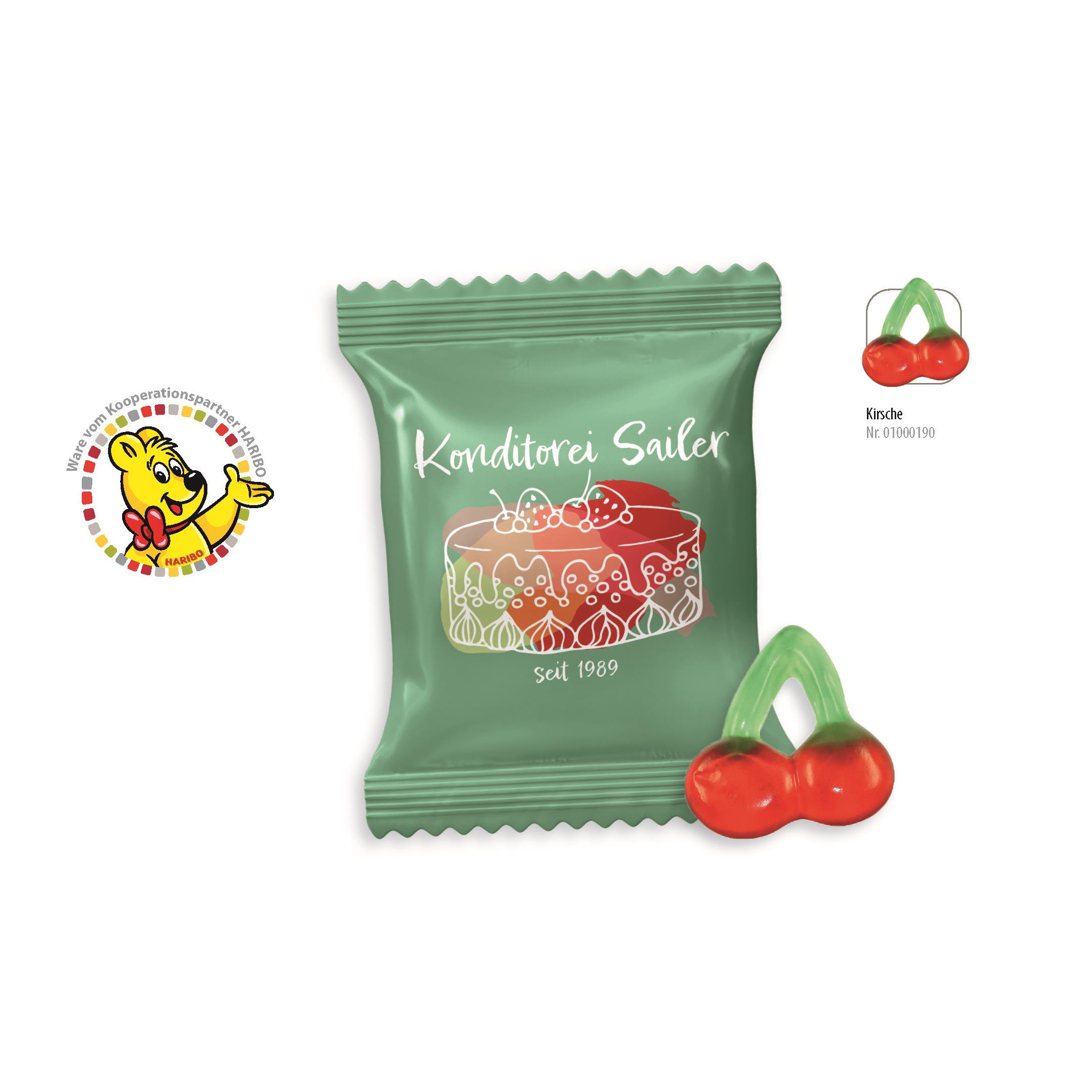 HARIBO Happy Cherry Werbetüte,   1 Stück, Inhalt: HARIBO Happy Cherry