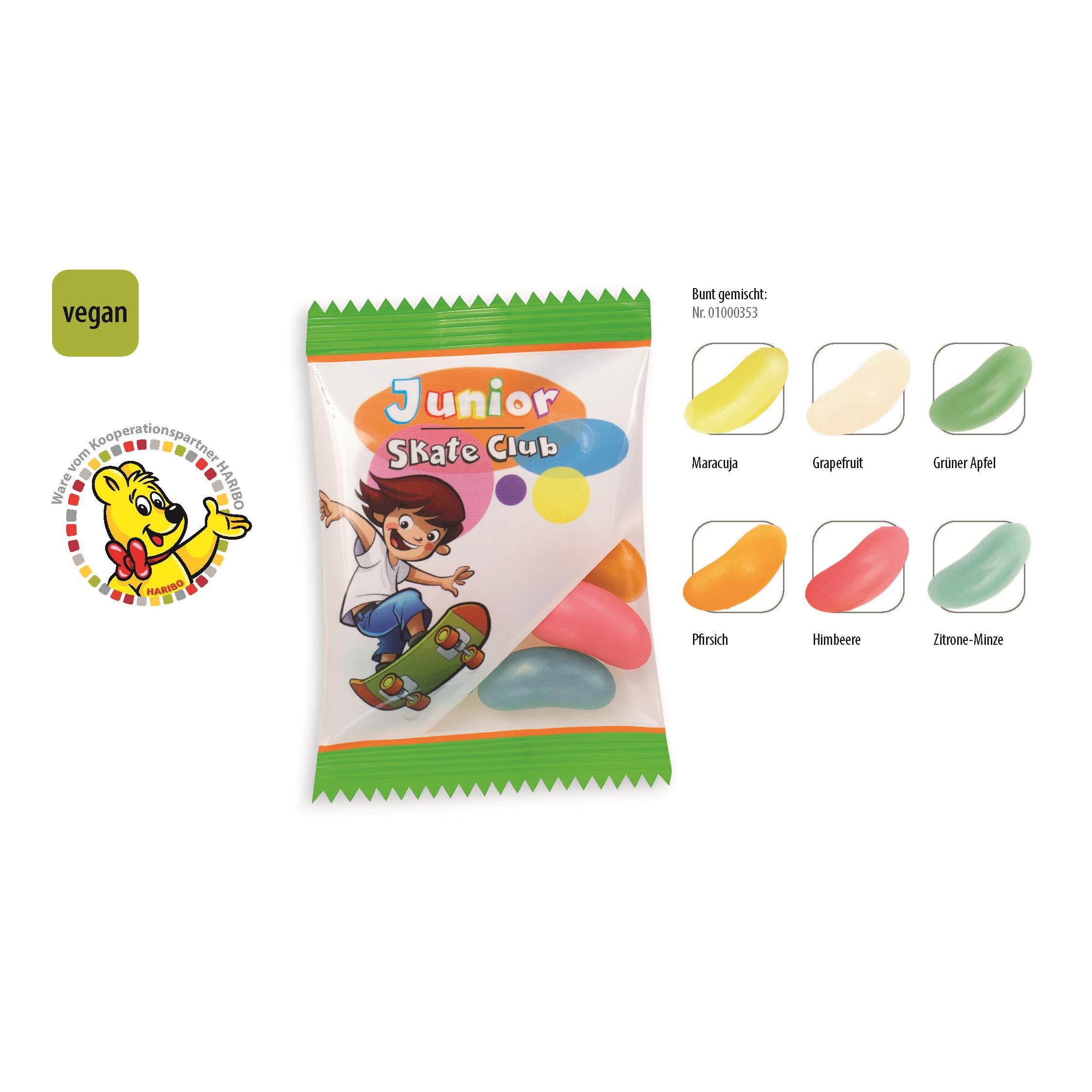 HARIBO Jelly Beans Werbetüte,   10 g, Inhalt: HARIBO Jelly Beans