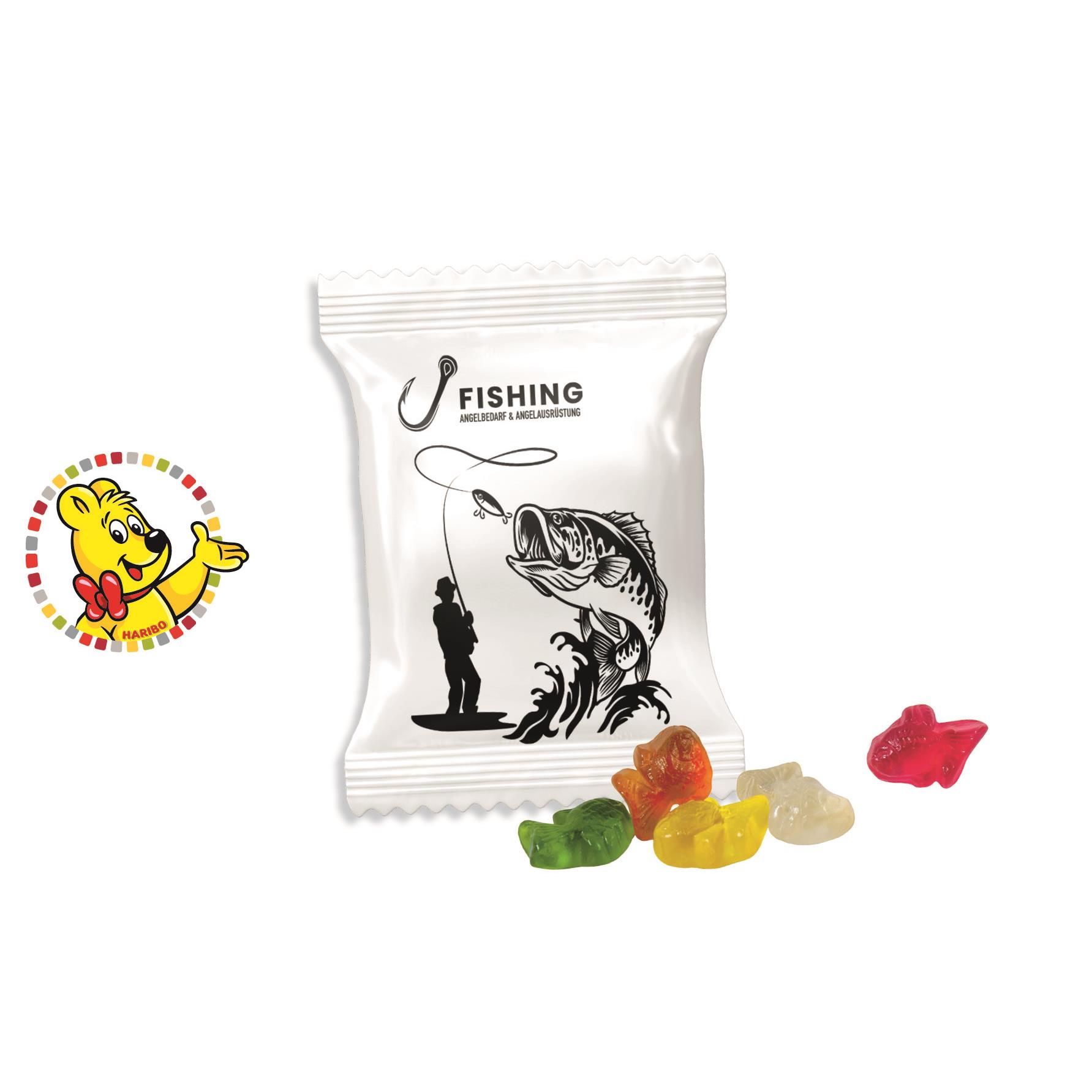 HARIBO Standardformen Werbetüte,   10 g, Inhalt: HARIBO Fische