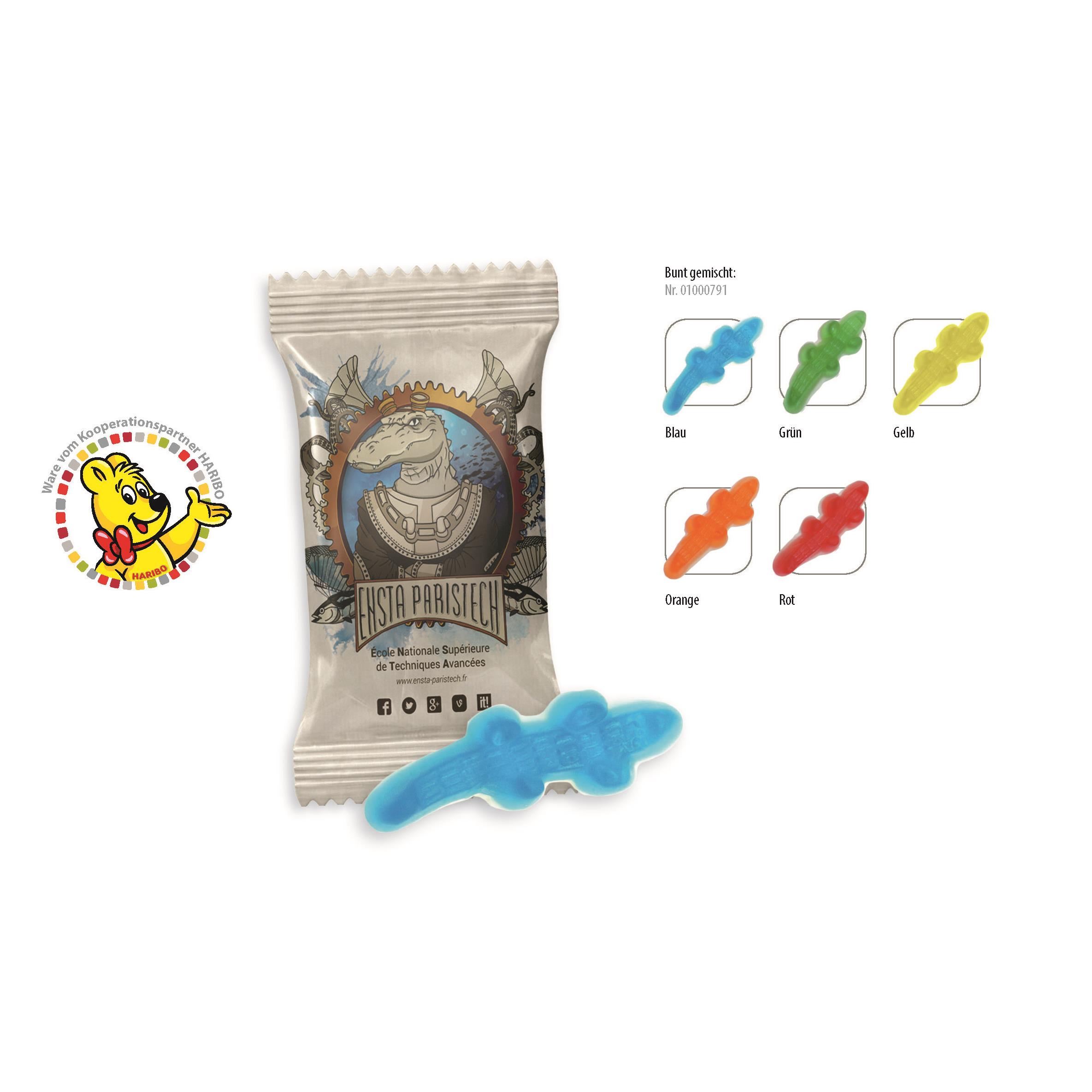 HARIBO Croco Werbetüte,   1 Stück, Inhalt: HARIBO Croco