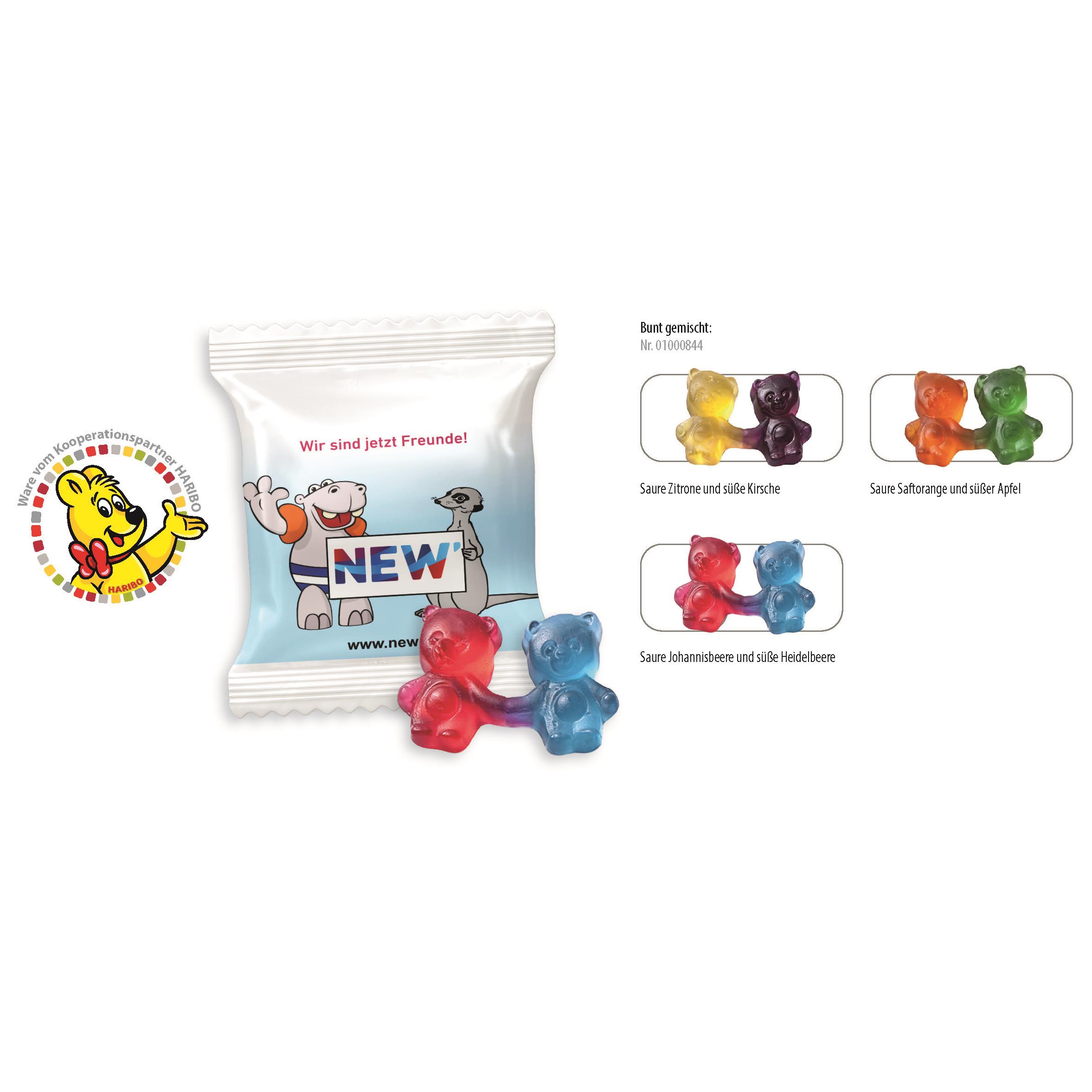 HARIBO Bärchen-Pärchen Werbetüte,   1 Stück, Inhalt: HARIBO Bärchen-Pärchen