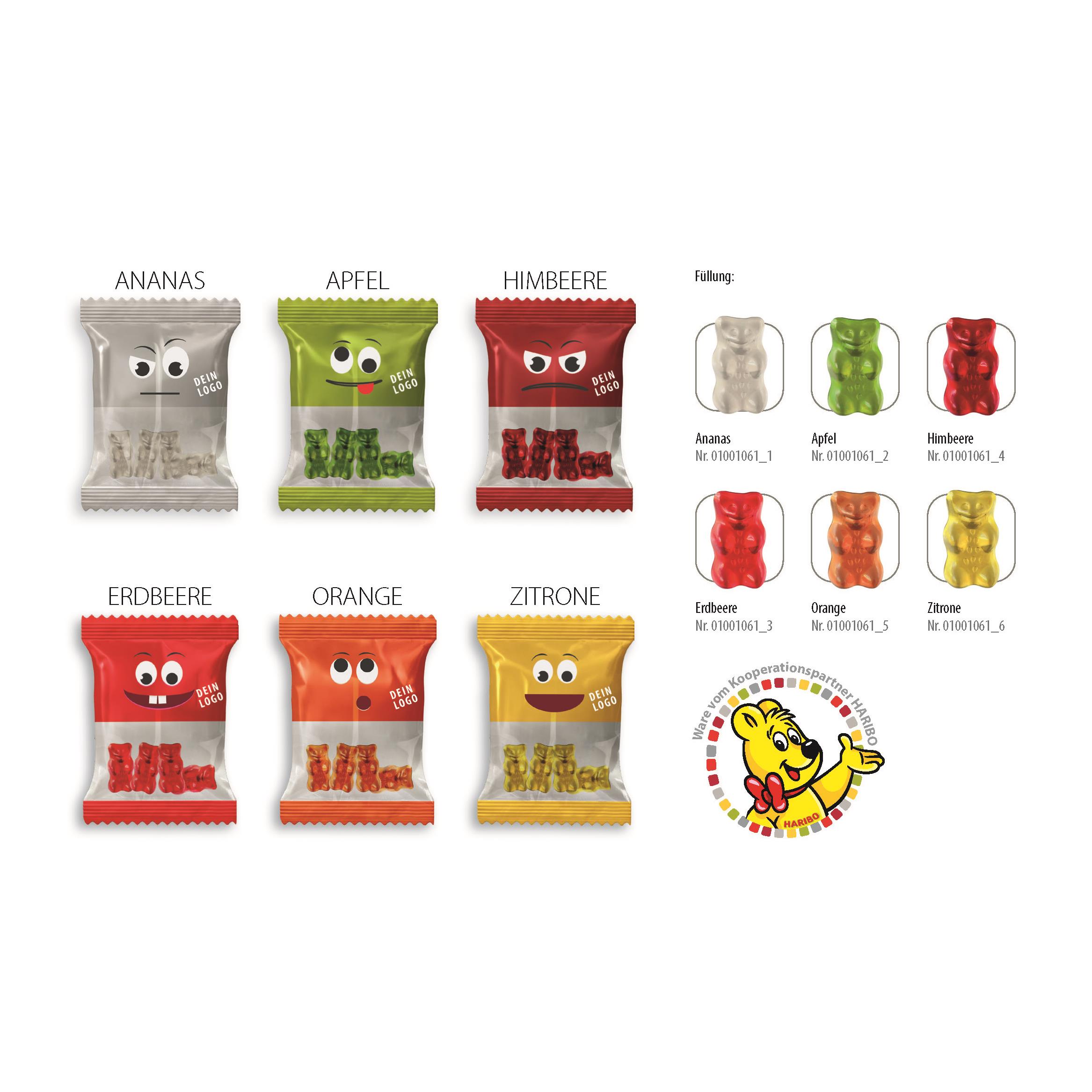 HARIBO Goldbären - Spezial Werbetüte,   10 g, Inhalt: HARIBO Goldbären - Spezial Zitrone
