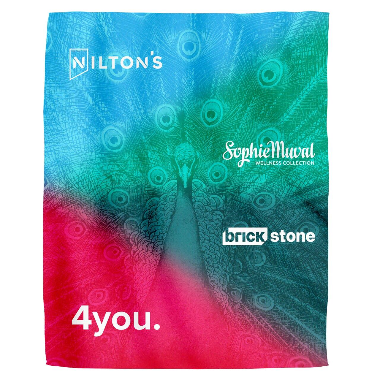 Nilton´s Sherpa Sublimation Fleecedecke 150x120 cm, 300 gr/m2