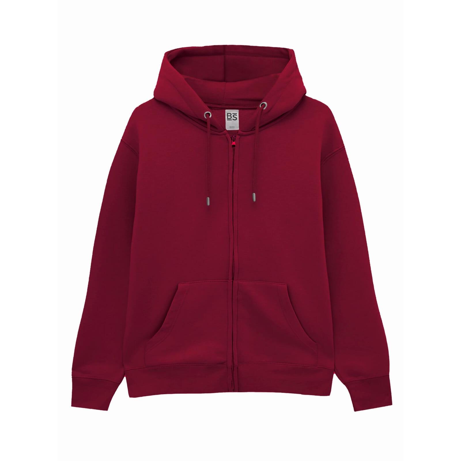 BS Vega Hoodie mit durchgehendem Reißverschluss, 280 gr/m²