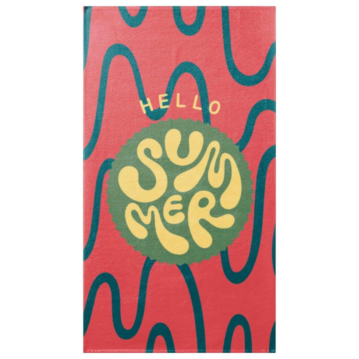 Sophie Muval Sublimation Strandtuch 180x100 cm, 350 gr/m²