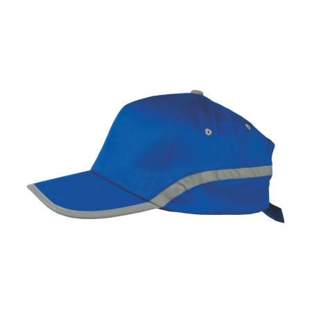 Cap 5 Panel mit reflektierendem Band und Klettverschluss