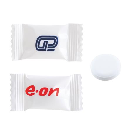 Flowpack mit 1 Dextrose Tablette 2 gr. Fruchtmix 1-3 Farben nicht all-over