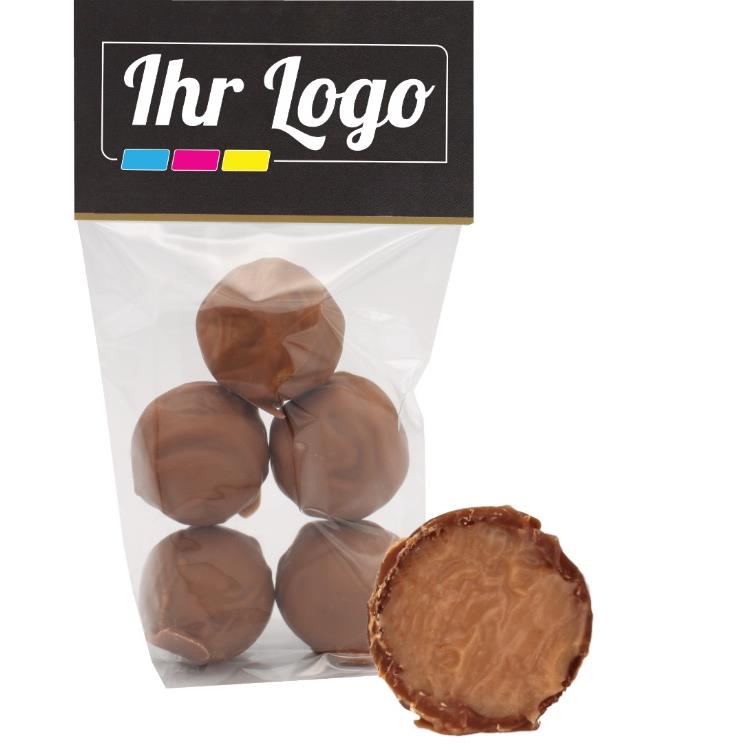 5er Confiseriepralinen Grand Marnier mit Kundenheader