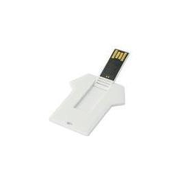 USB-Stick Credit Card Trikot USB 2.0 COB   2 GB Weiß