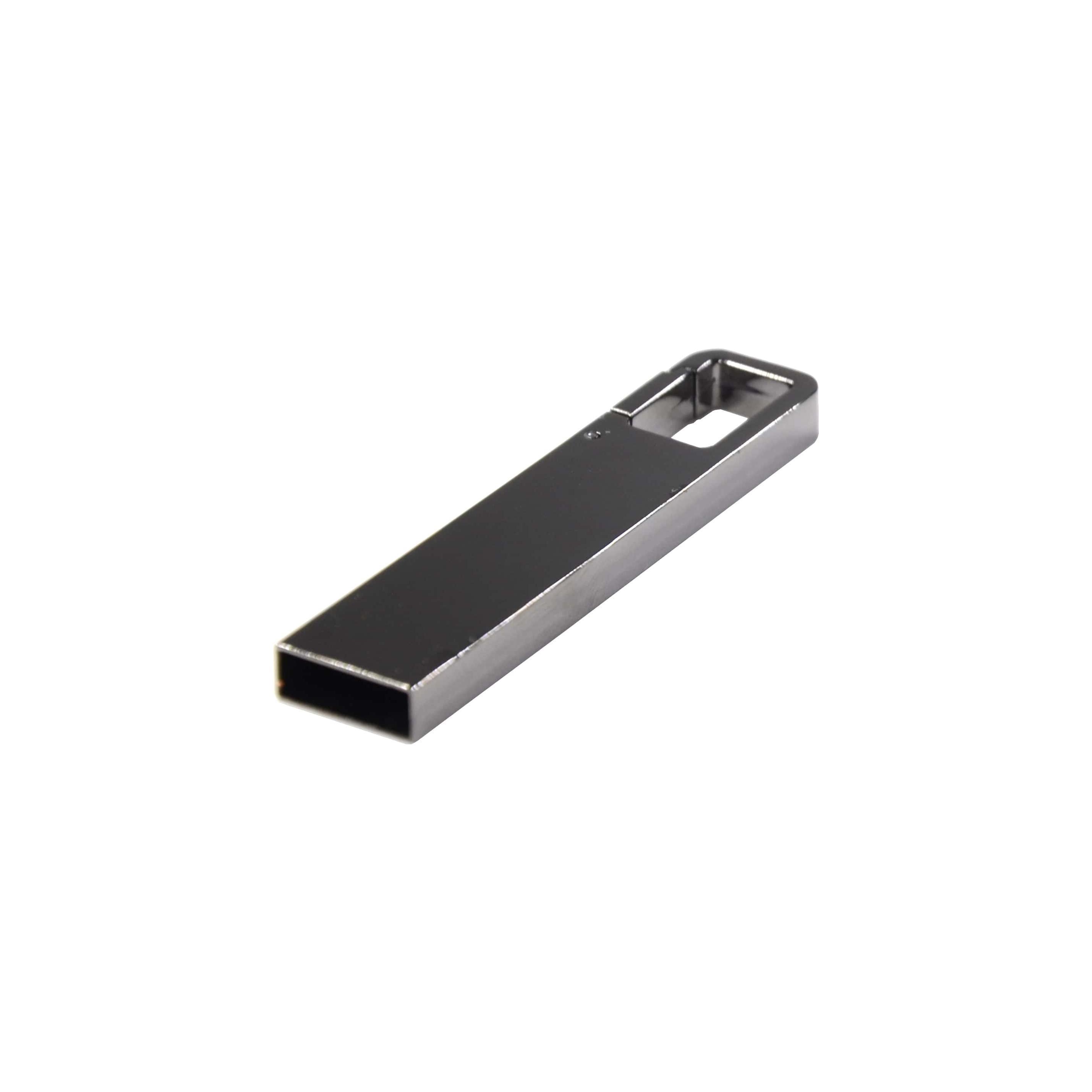 USB-Stick Mini 064 USB 2.0 COB   8 GB Gun-Metallic (glänzend)