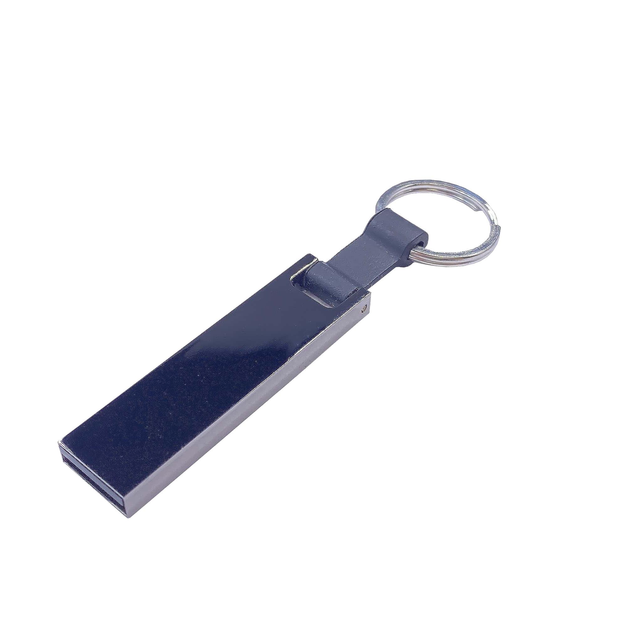 Modell Mini 070 USB 3.0 COB  64 GB Gun-Metallic (glänzend), Silikonband Sonderfarbe