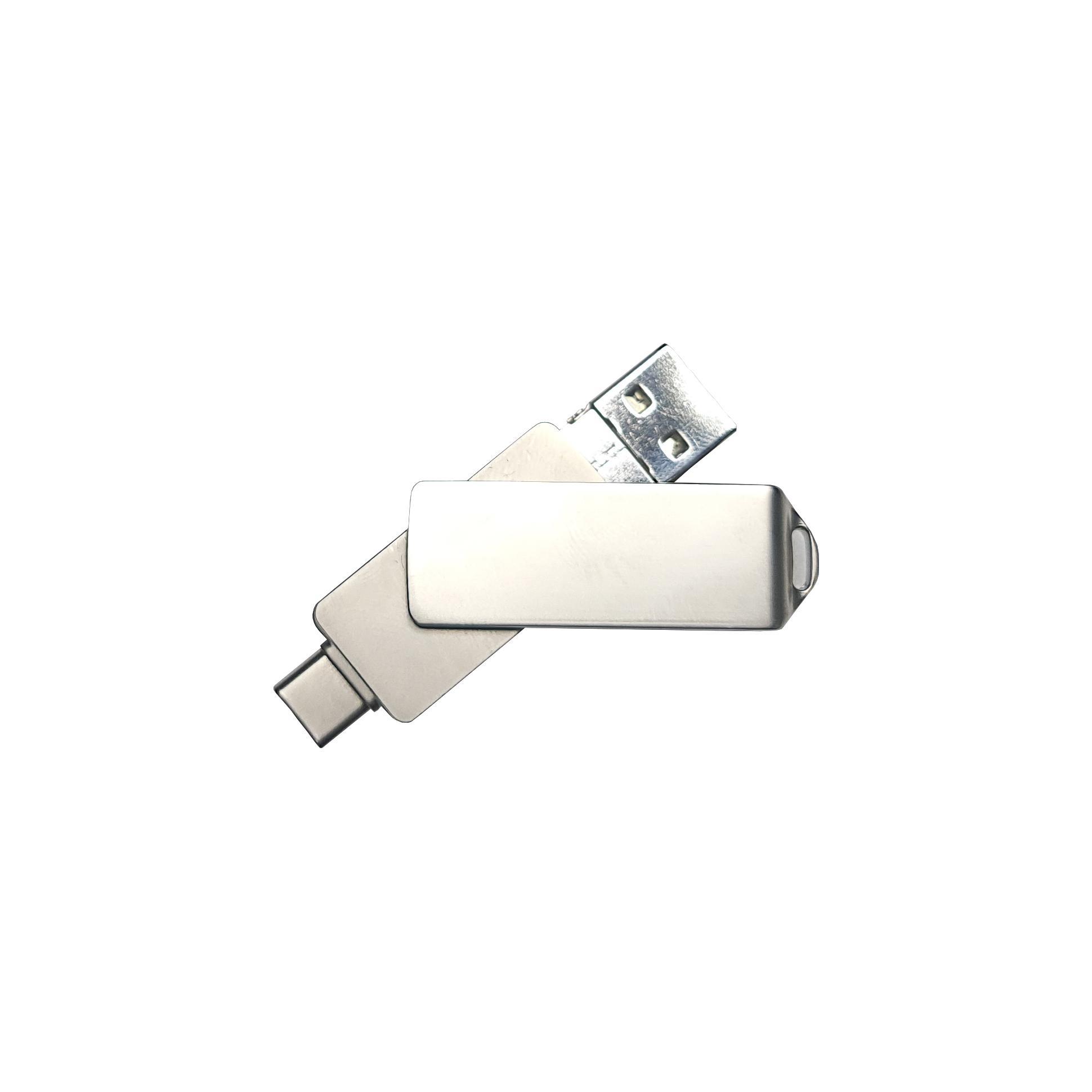 USB-Stick 4in1 OTG 05 USB 3.0 Flash Disk   8 GB Silber