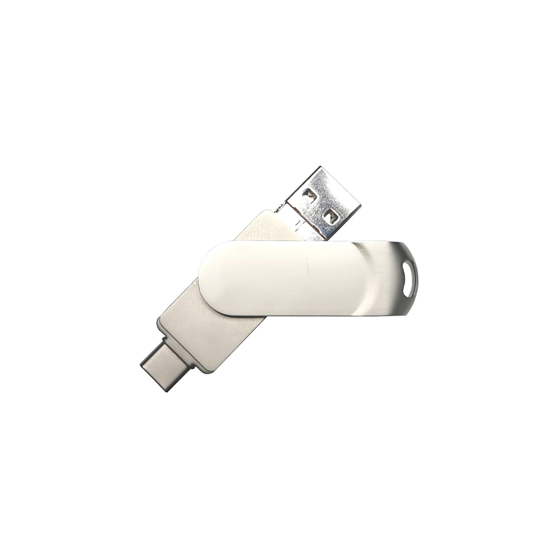 USB-Stick 4in1 OTG 06 USB 3.0 Flash Disk  32 GB Silber
