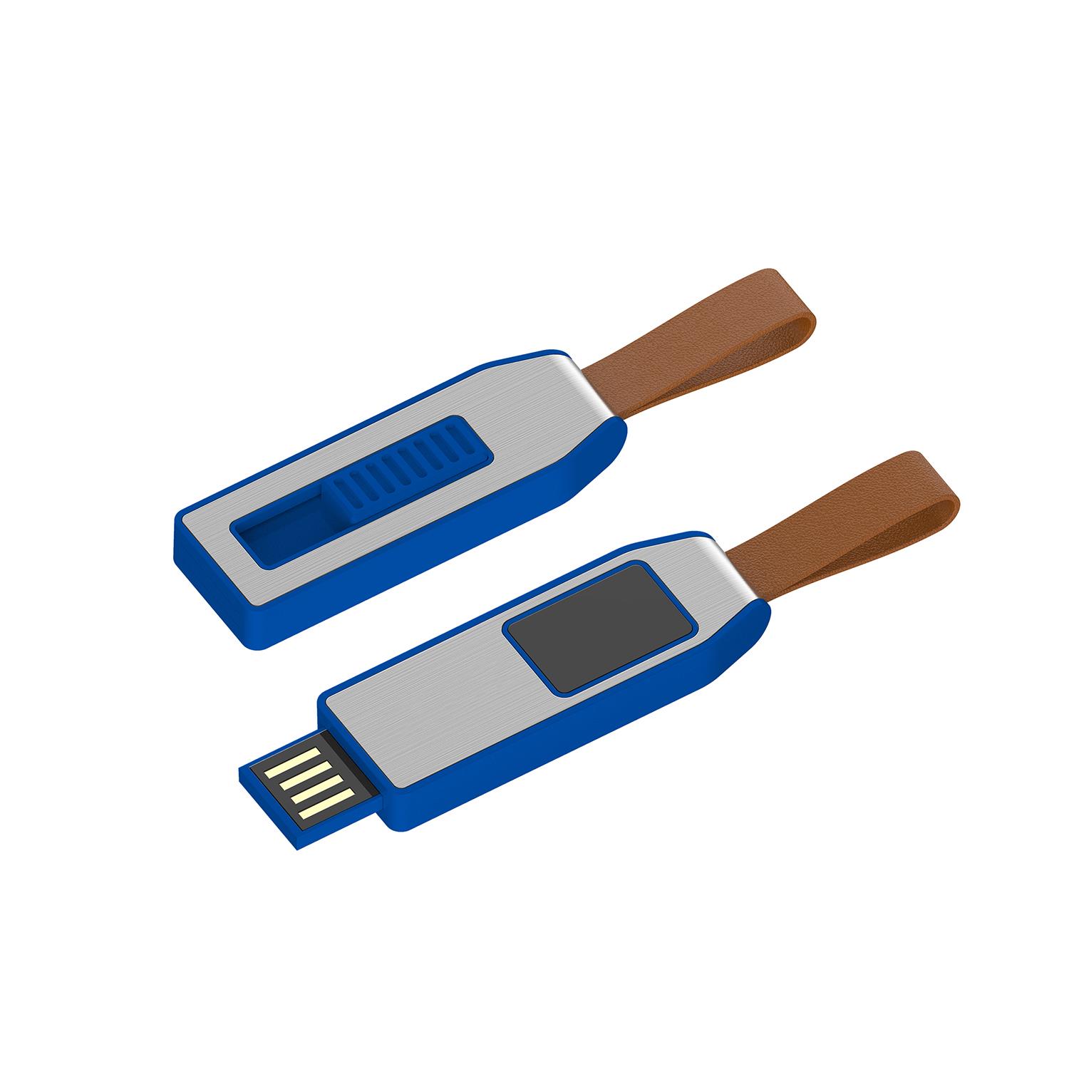 USB-Stick LED 04 USB 2.0 COB  16 GB Blau