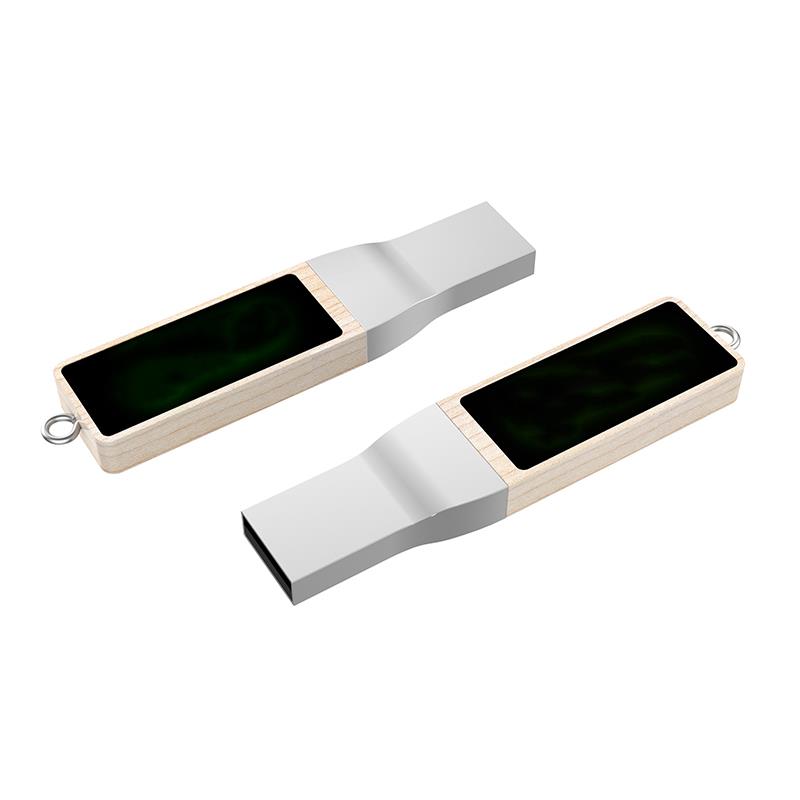 USB-Stick LED 10 USB 3.0 COB  32 GB Bambus
