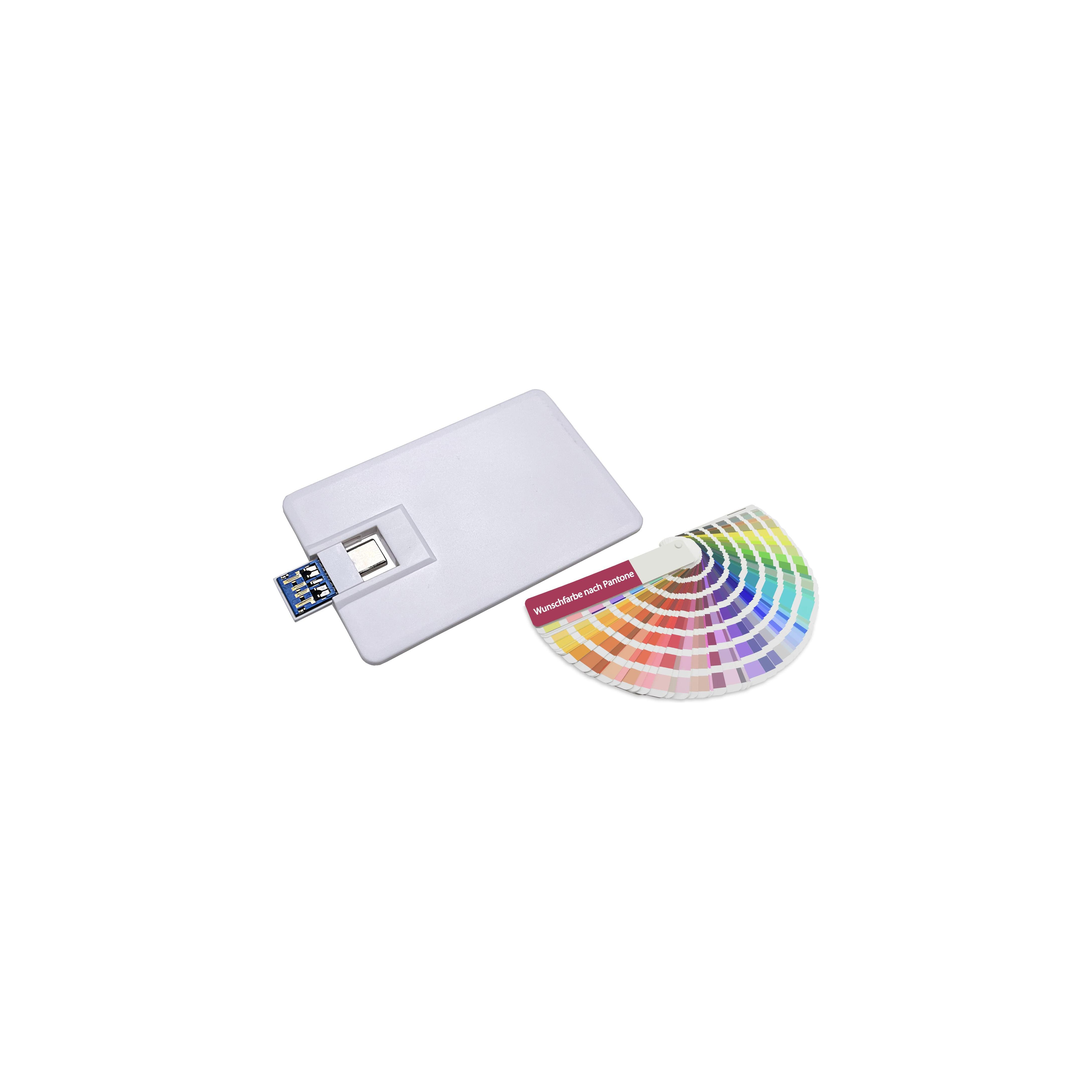 USB-Stick Credit Card 5 Typ C USB 3.0 COB   8 GB Sonderfarbe