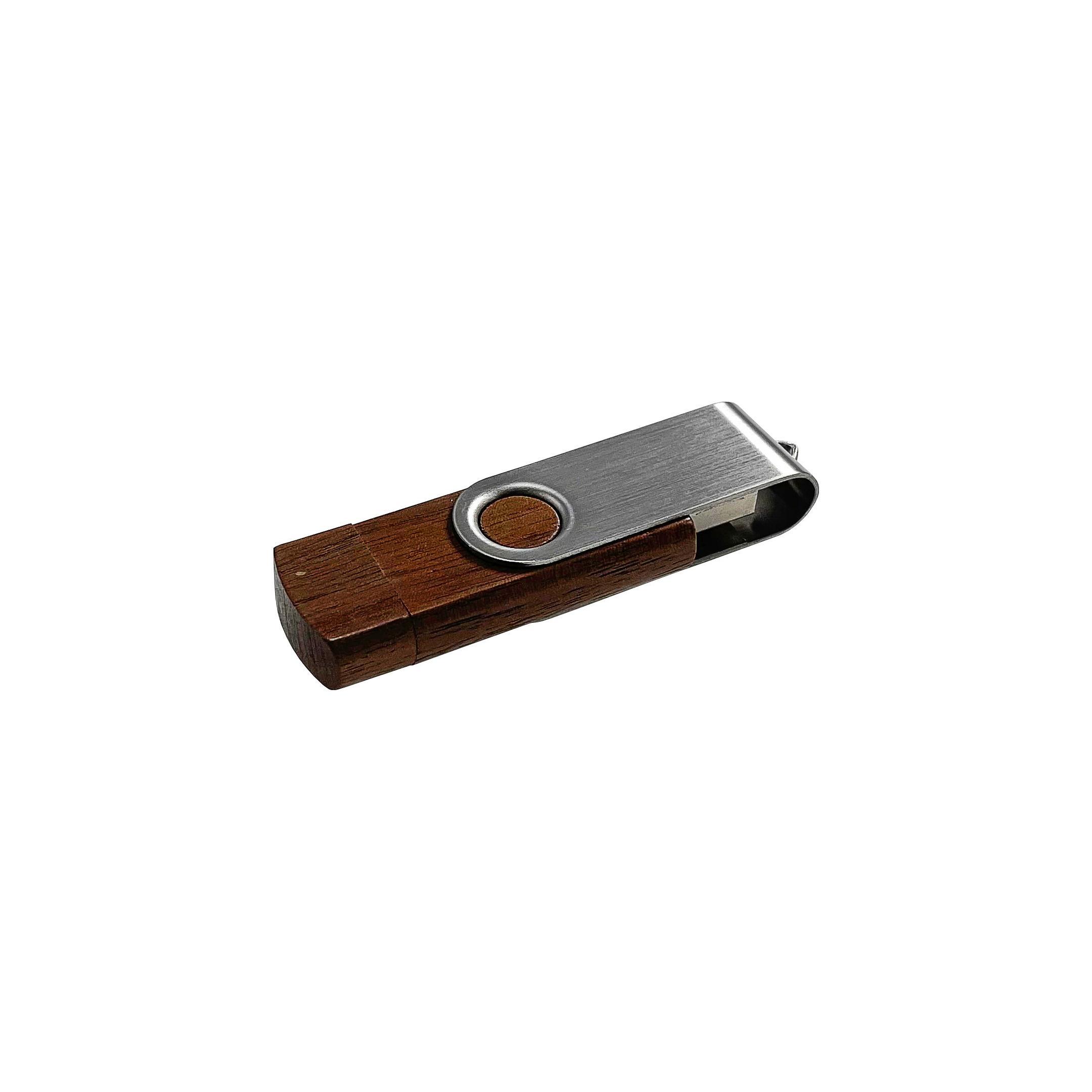 USB-Stick OTG C05 Holz Typ C USB 2.0 Flash Disk   4 GB Nussbaum