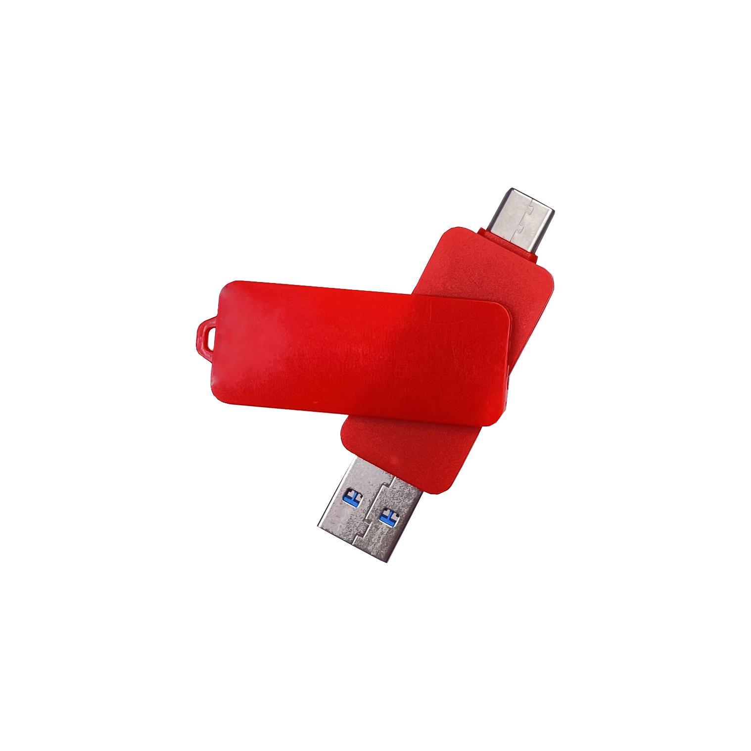 USB-Stick OTG F54 Typ C USB 2.0 Flash Disk   4 GB Rot