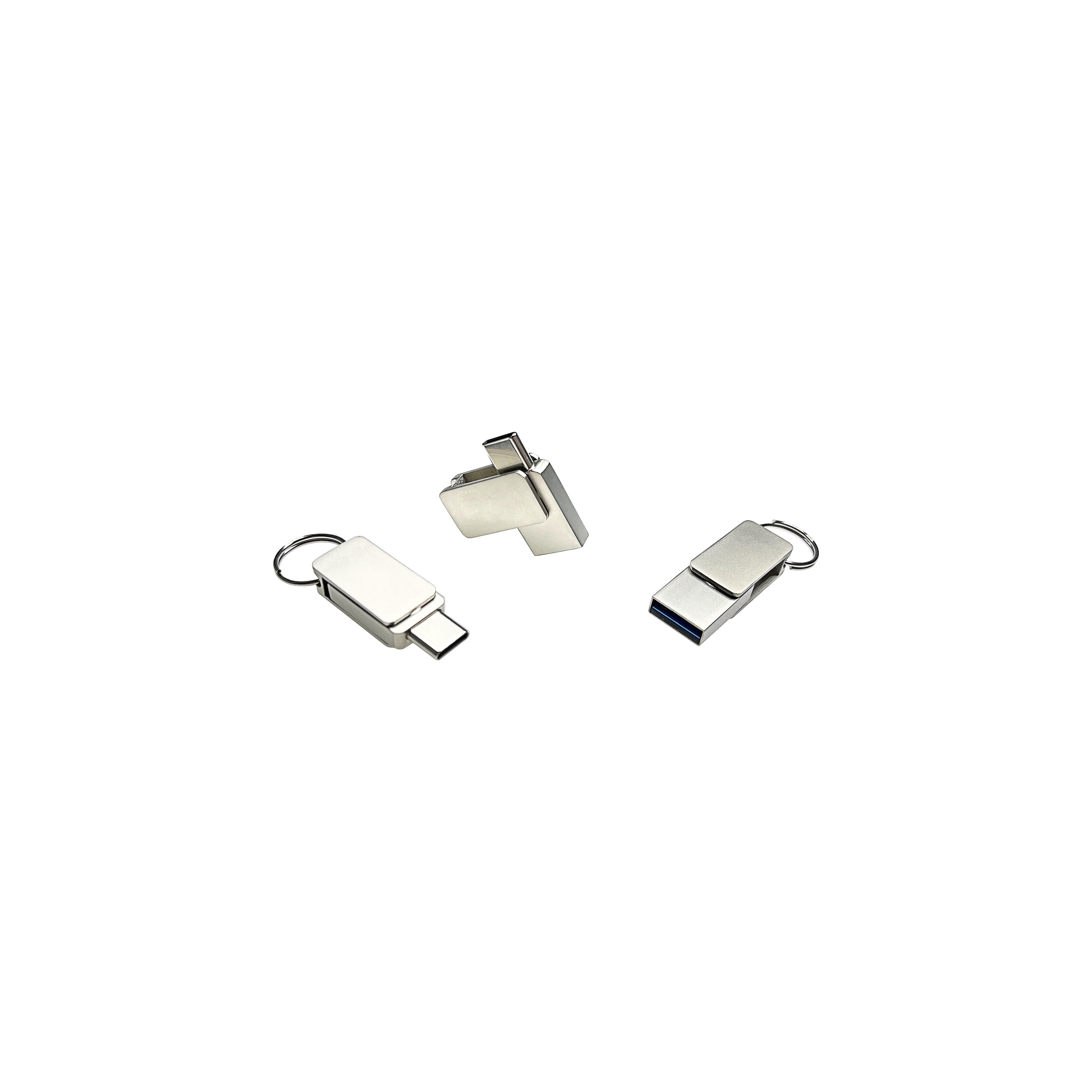 USB-Stick Mini 042 Typ C USB 3.0 COB  32 GB Silber