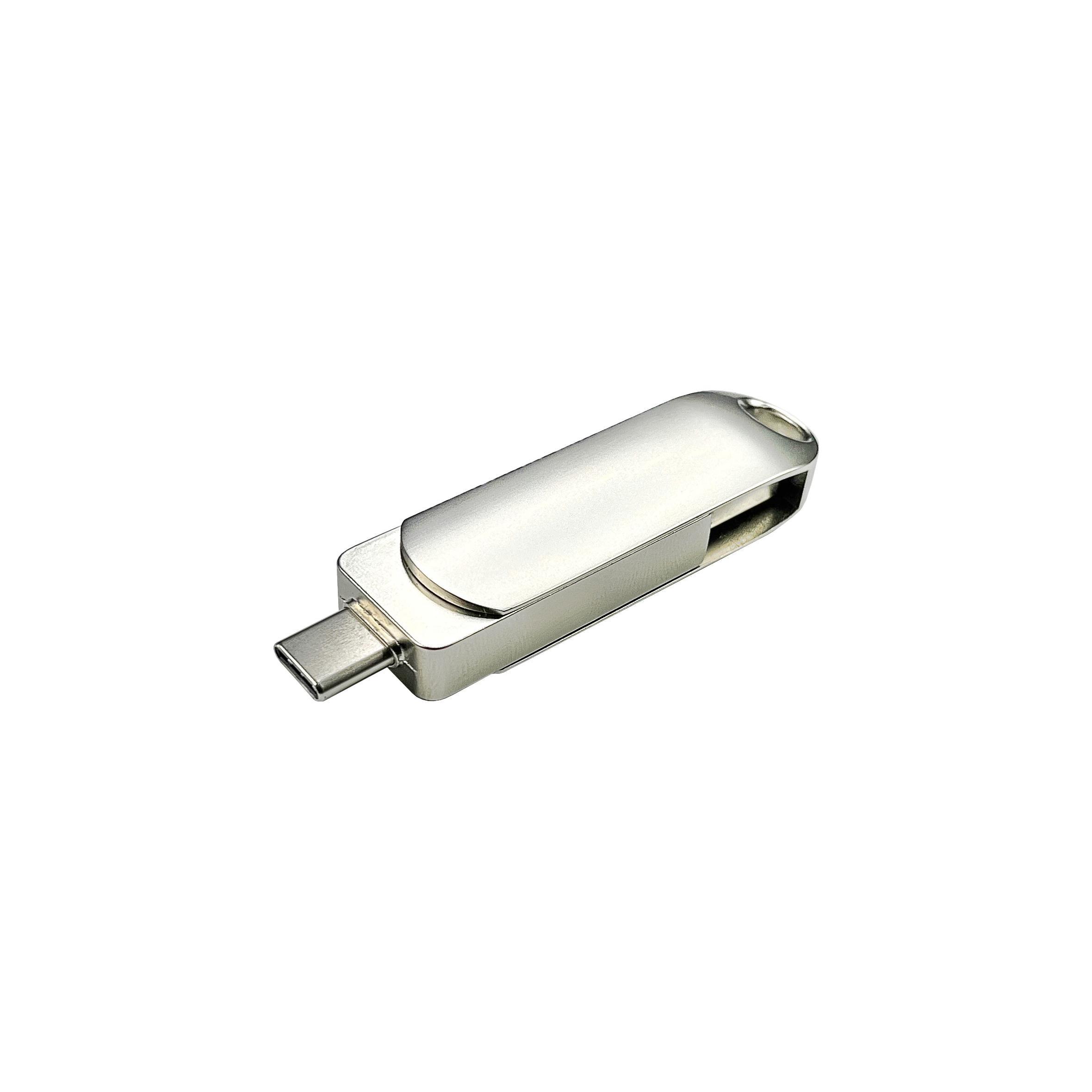 USB-Stick 2in1 OTG 12 USB 3.0 Flash Disk  16 GB Silber