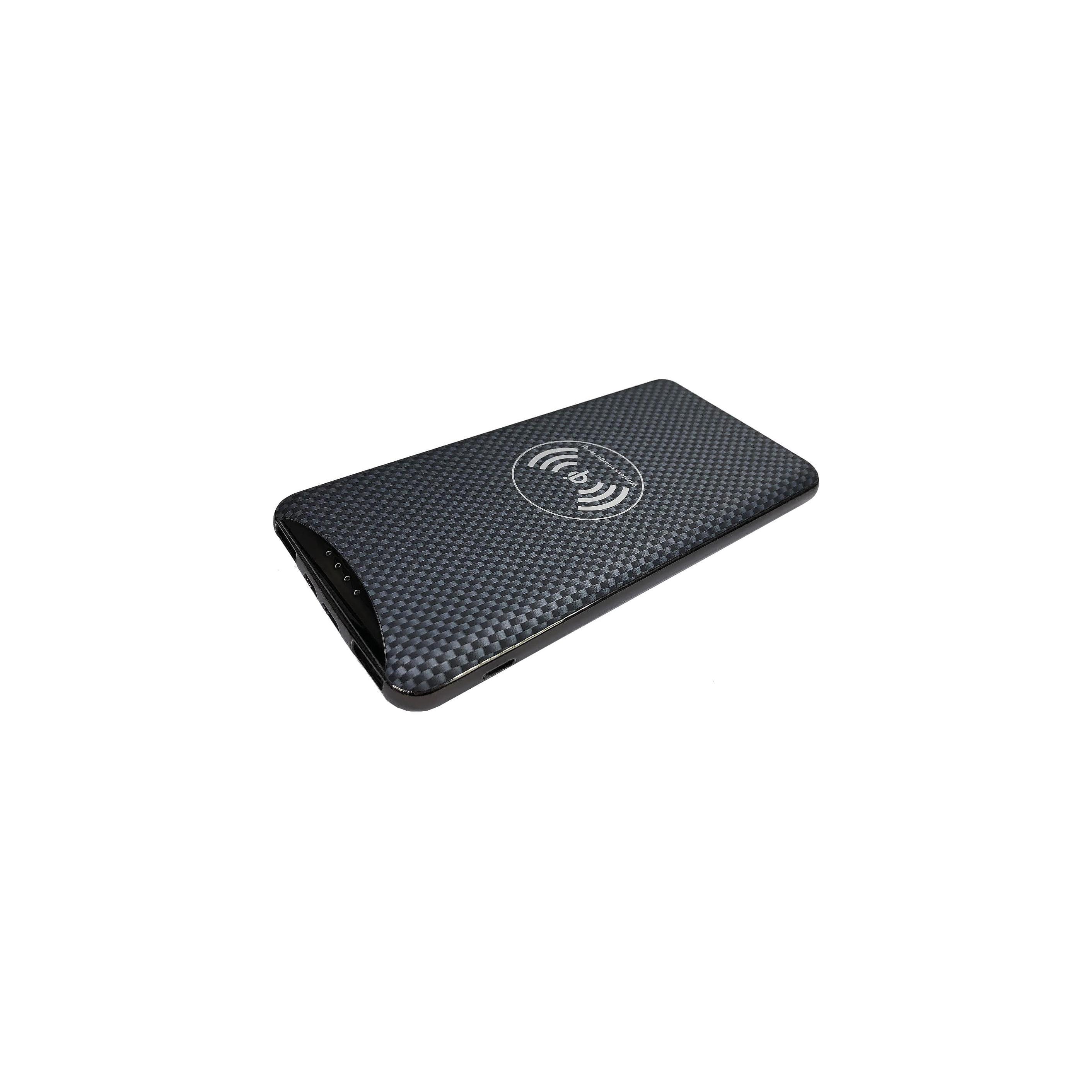 Powerbank PB-47 QI Wireless Charging 10000 mAh Schwarz
