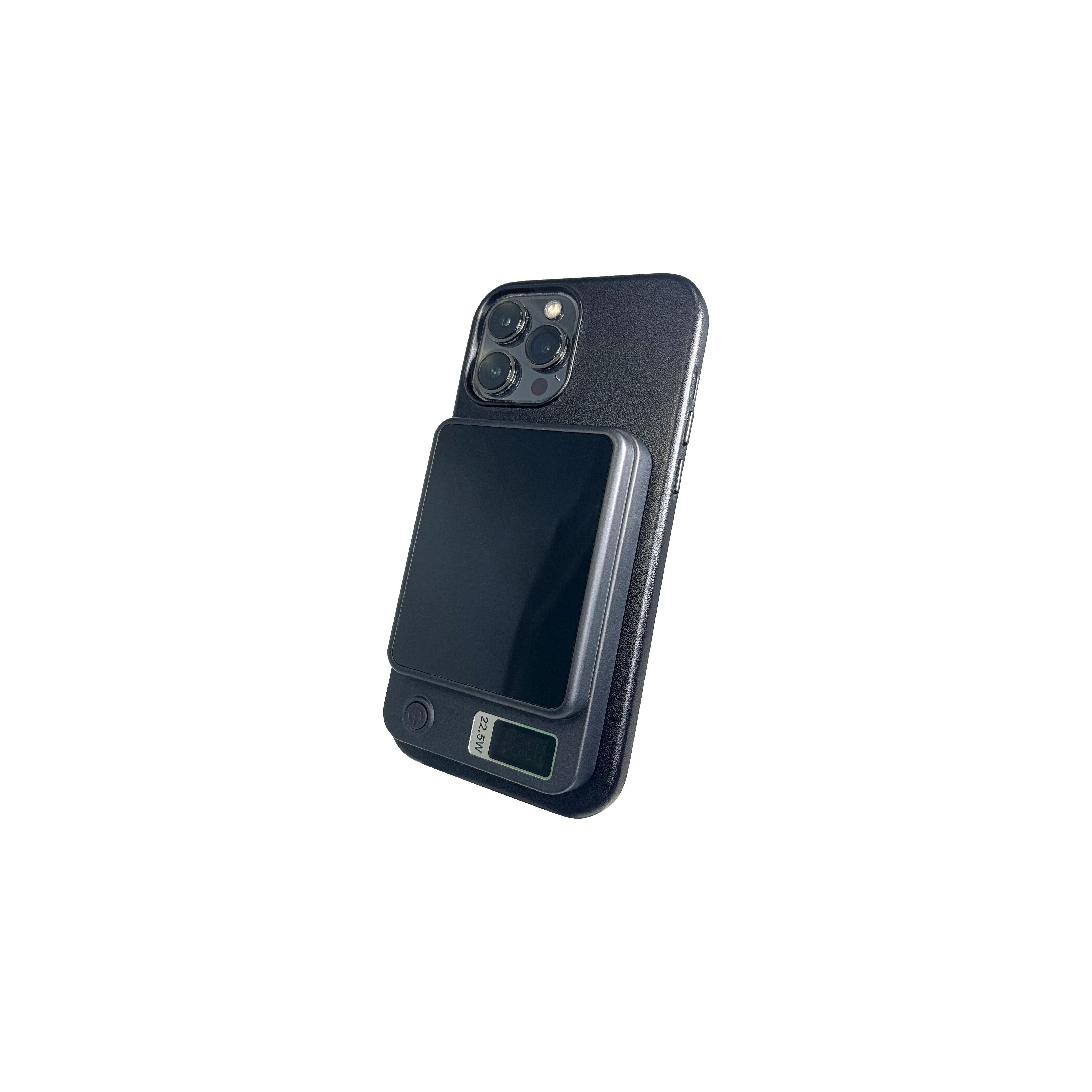 Magnetic Powerbank PB-69 QI Wireless Charging 10000 mAh Schwarz