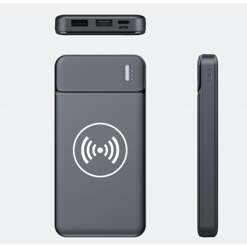 Powerbank PB-103 QI Wireless Charging 5W und 8000 mAh Akku Weiß (matt)