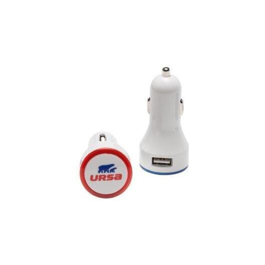 Car Charger 02 (2,1 A) Rot Transparent