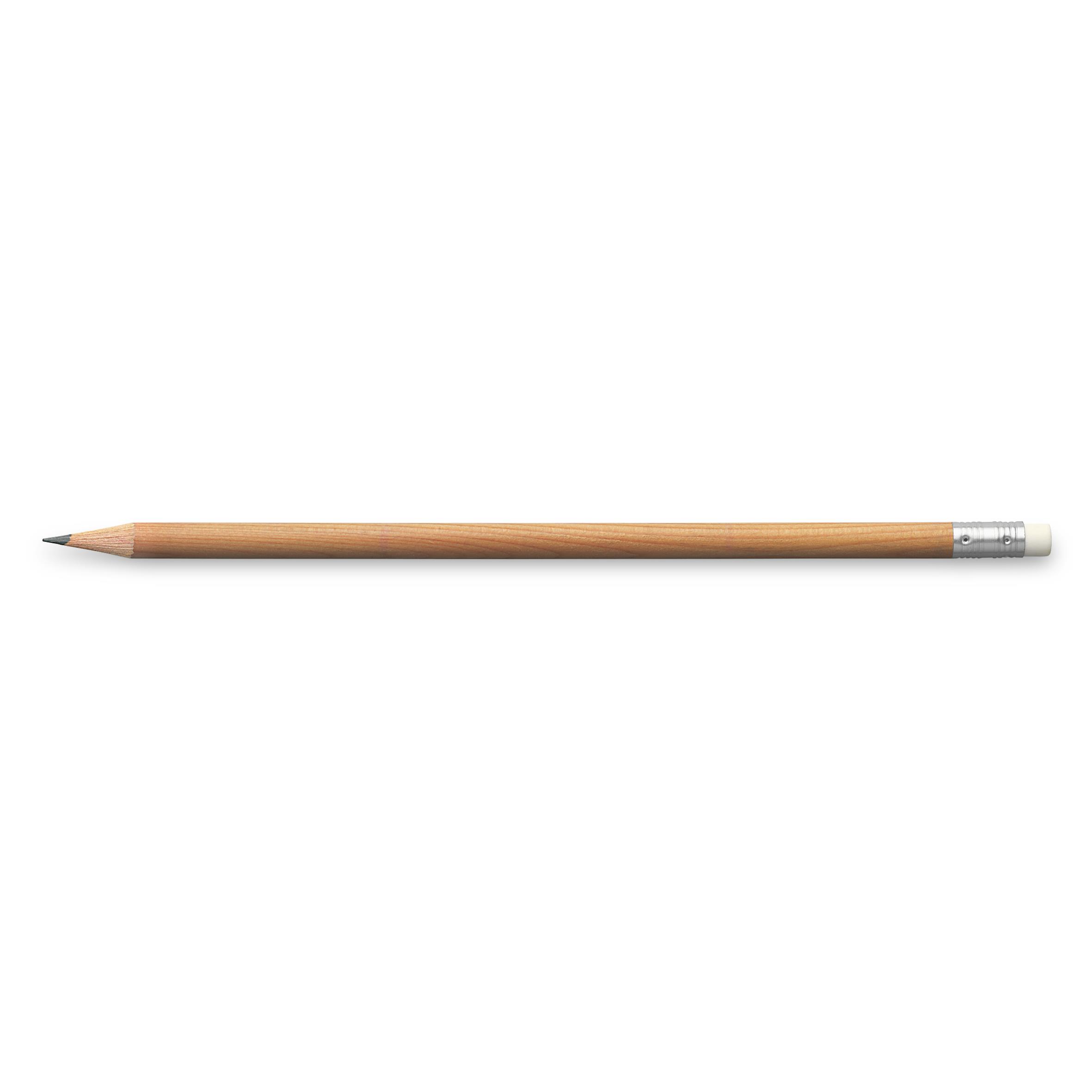 Bleistifte naturfarbig mit Radiertip Faber-Castell