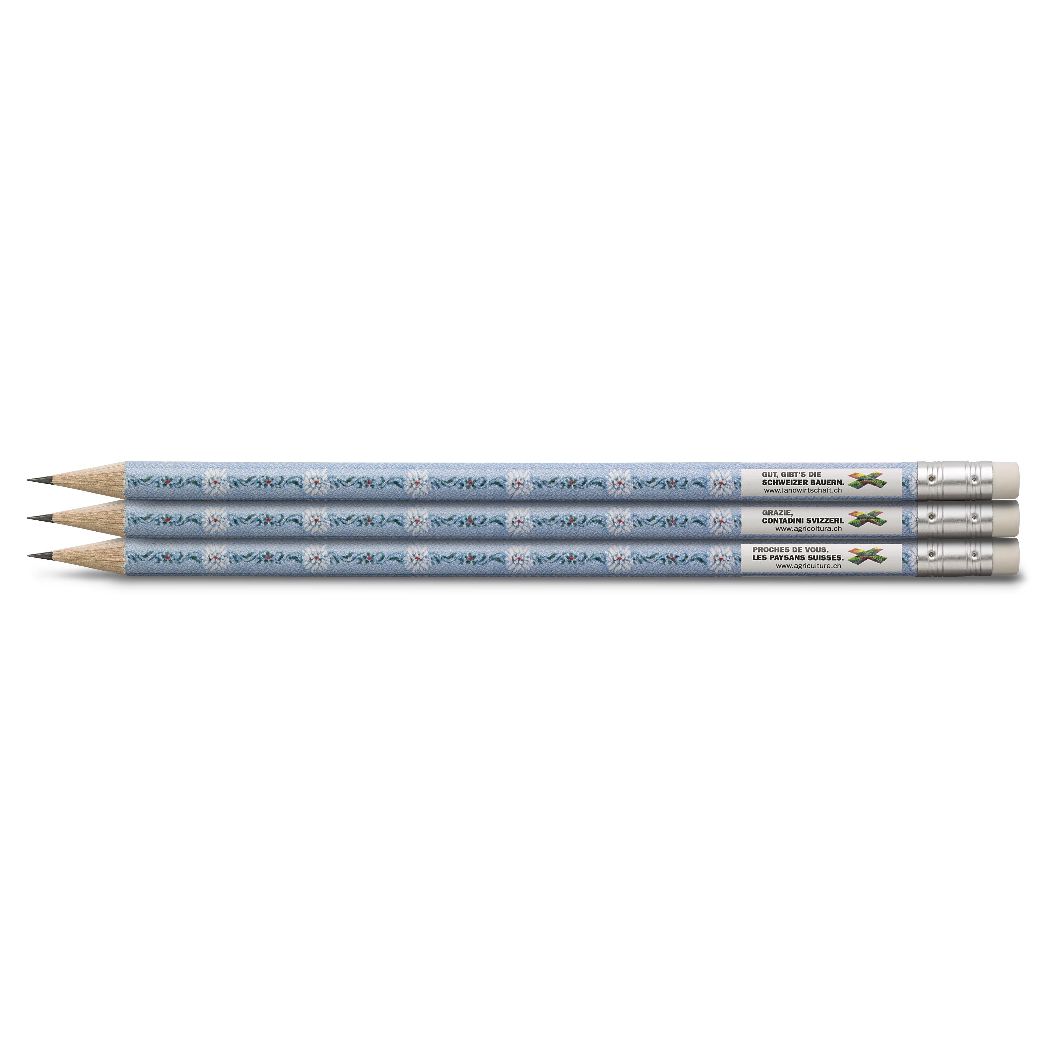 Bleistift mit fotorealistischen Druckbild, Radiertip Faber-Castell