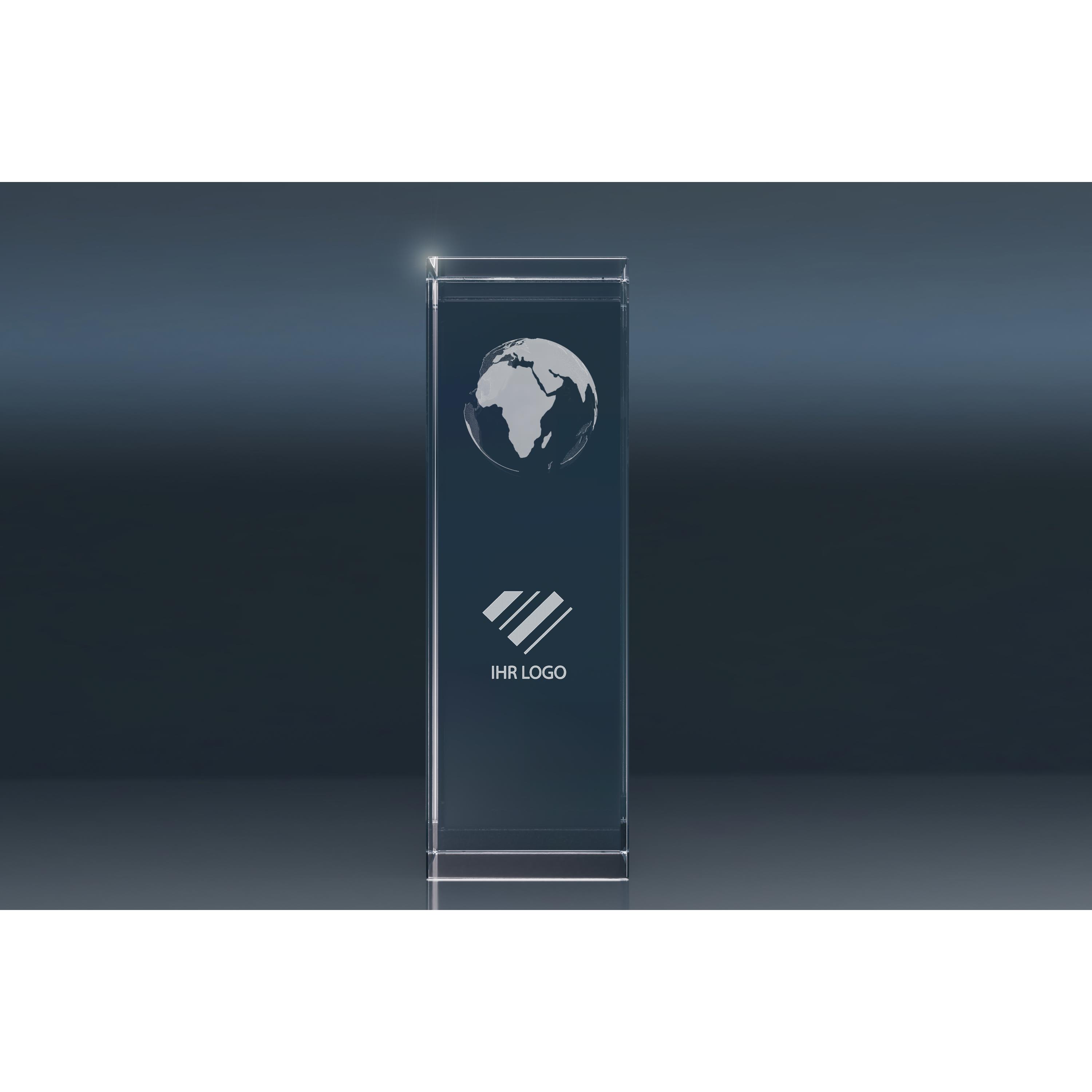 Crystal-Trophy  Globe  (M)