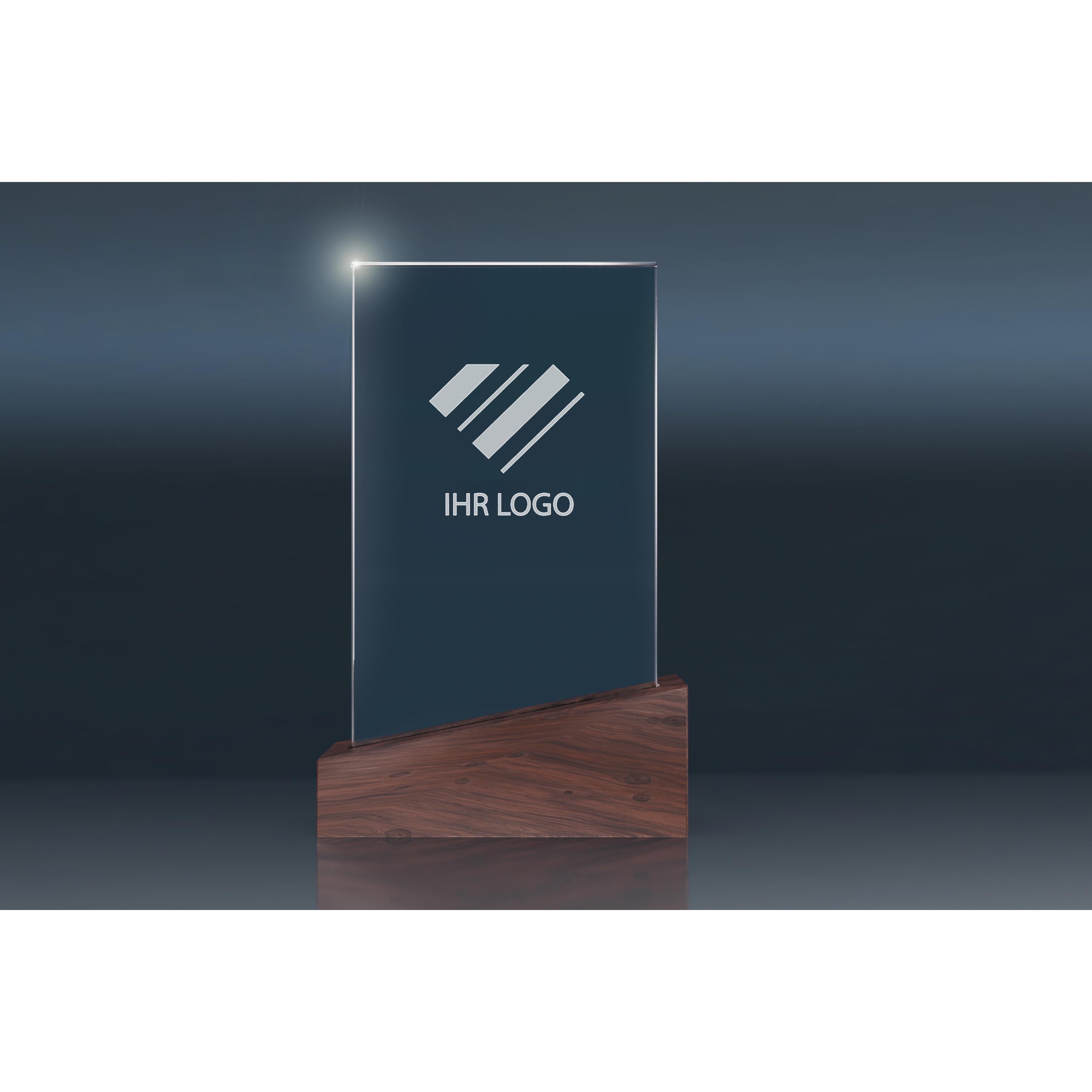 Crystal Trophy WOODEN SLOPE