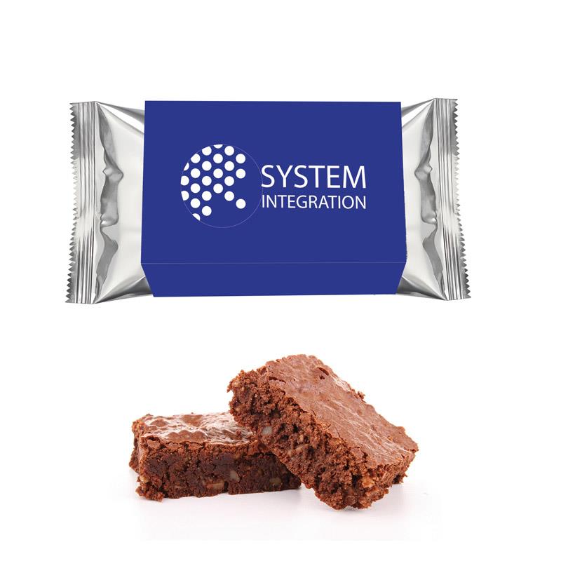 Milka-Brownie im Werbeschuber