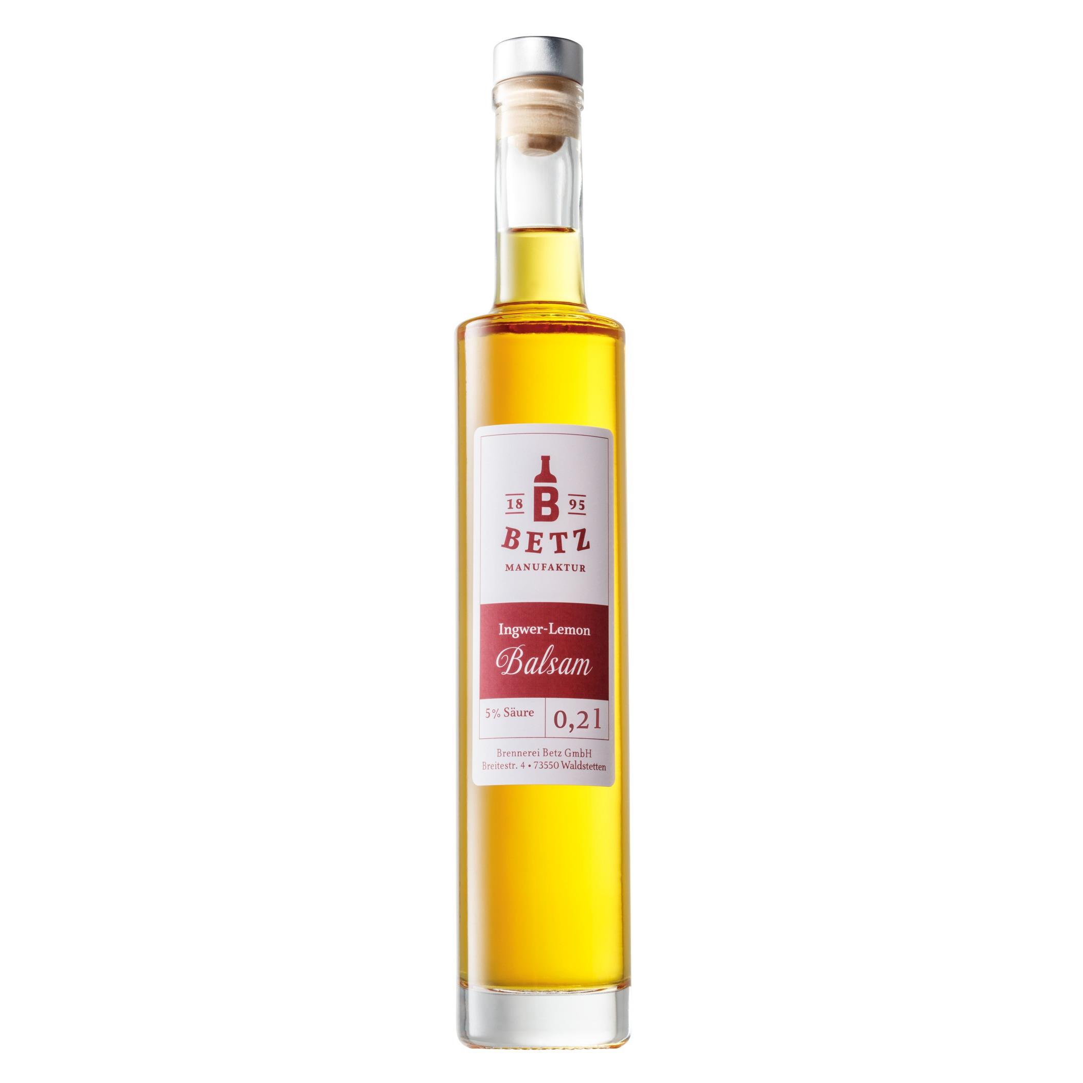 Ingwer-Lemon Balsam 0,2 l in Flasche Atlantis,5 % Säure