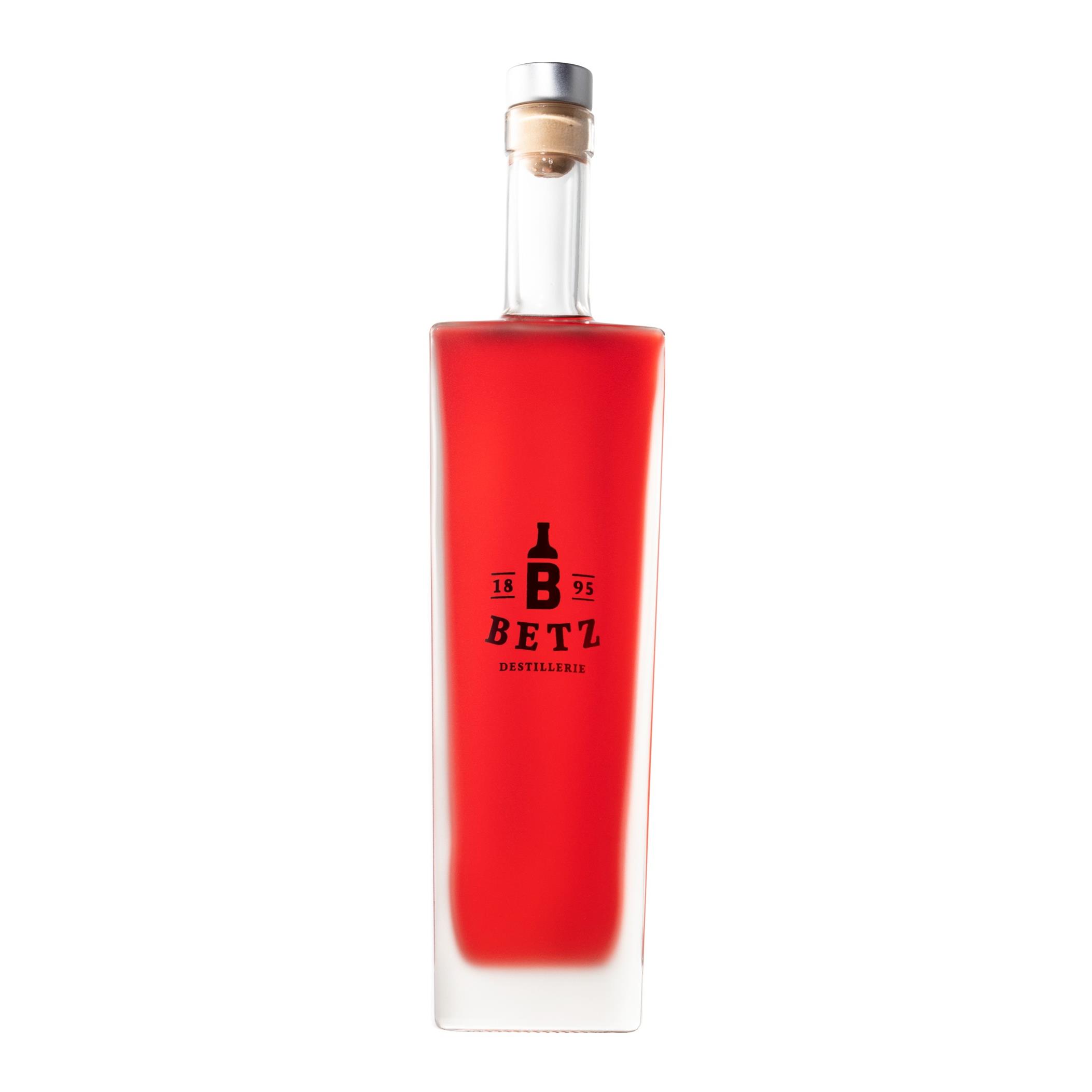Roter Weinbergpfirsich-Likör 0,5 l in Flasche Mauritius, 25 % vol.