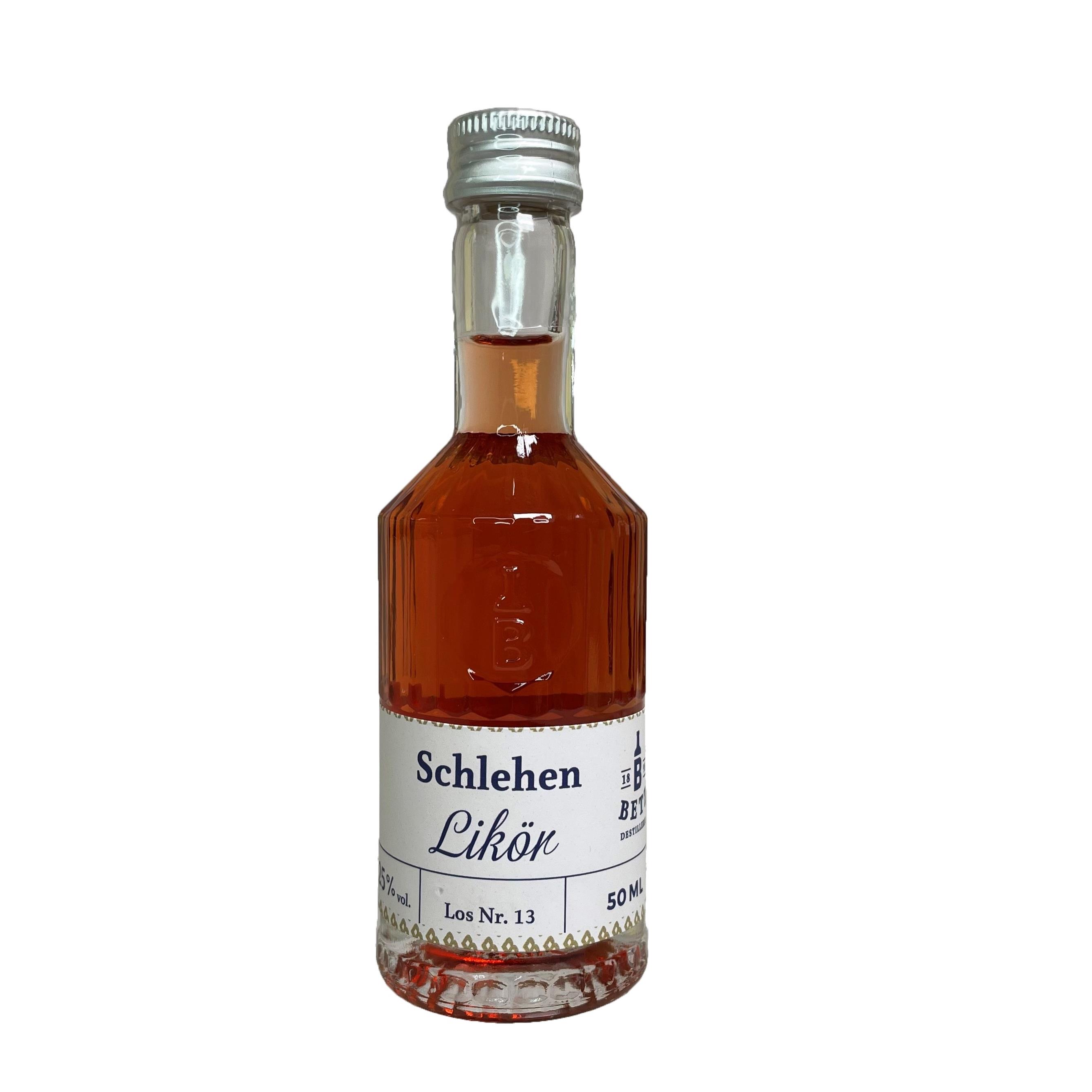 Schlehenlikör 50 ml in Tastingflasche, 25 % vol.